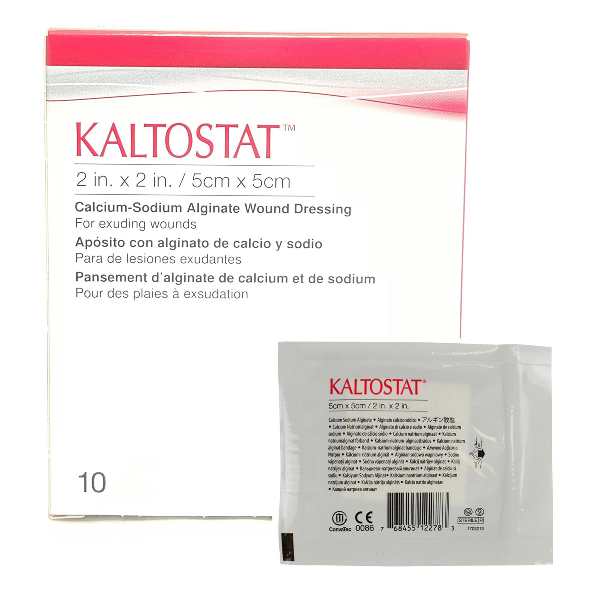 ConvaTec - 168210 Kaltostat® Calcium Alginate Dressing