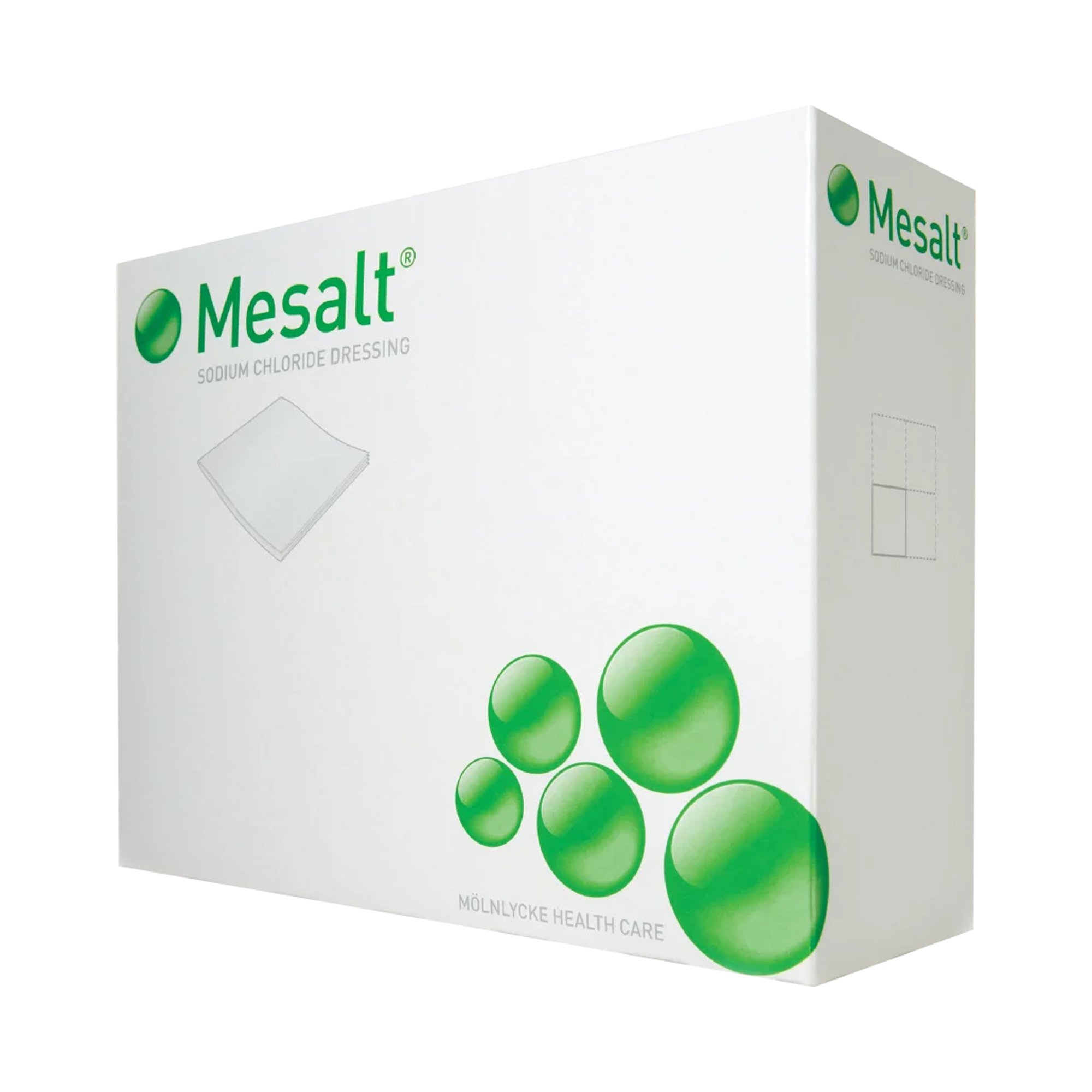 Mesalt Sodium Chloride Impregnated Dressing 285780 by Molnlycke