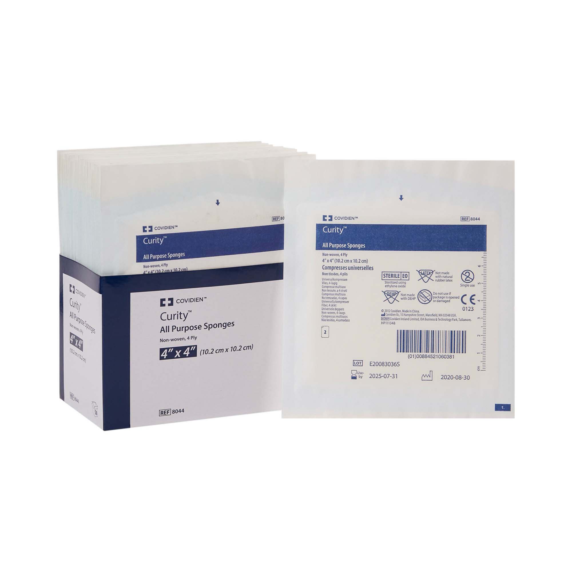 Cardinal - 8044- Curity™ Sterile Nonwoven Sponge