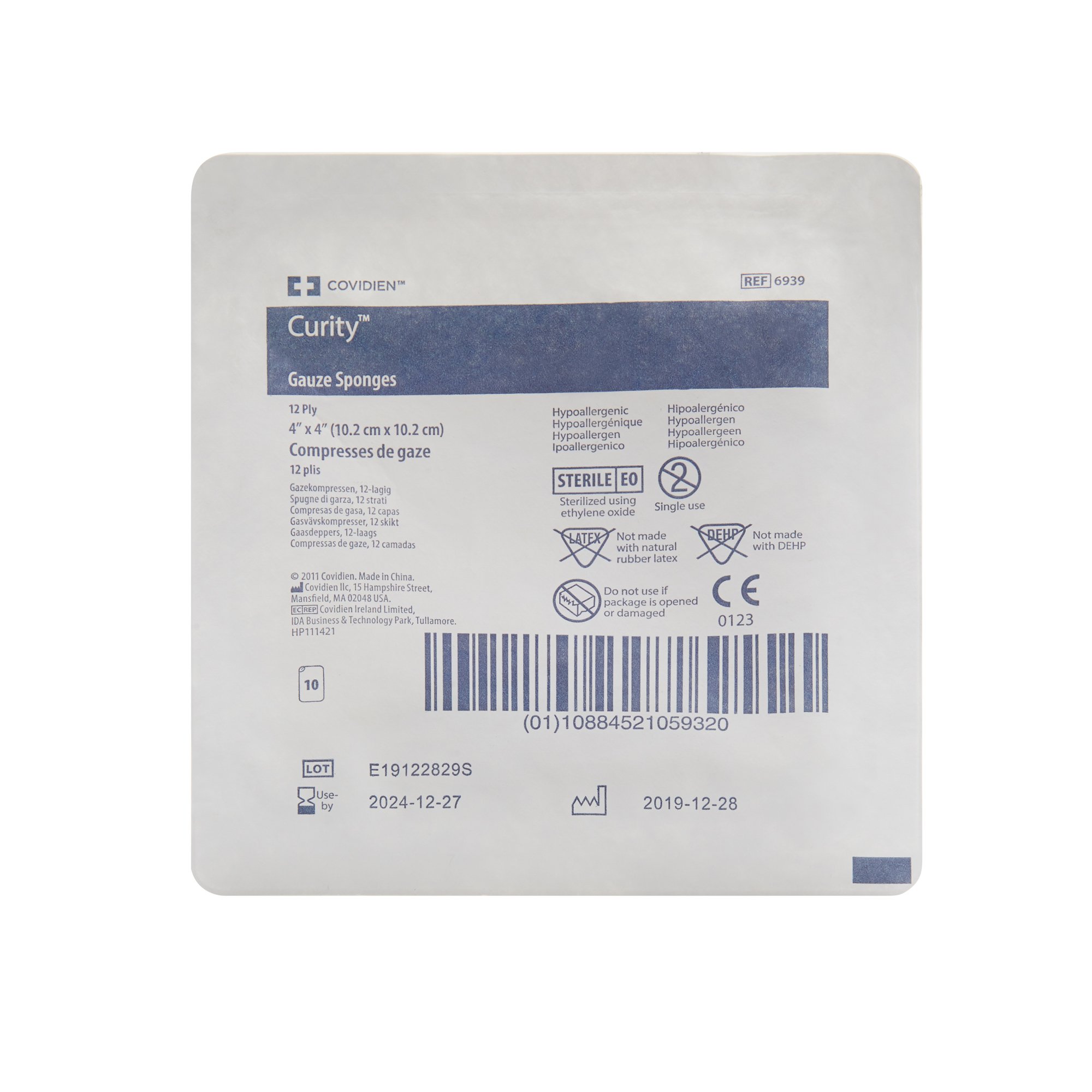 Cardinal - 6939 Curity™ Sterile USP Type VII Gauze Sponge
