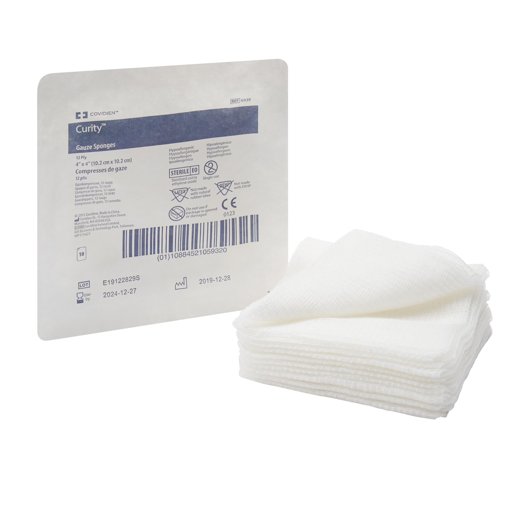 Cardinal - 6939 Curity™ Sterile USP Type VII Gauze Sponge