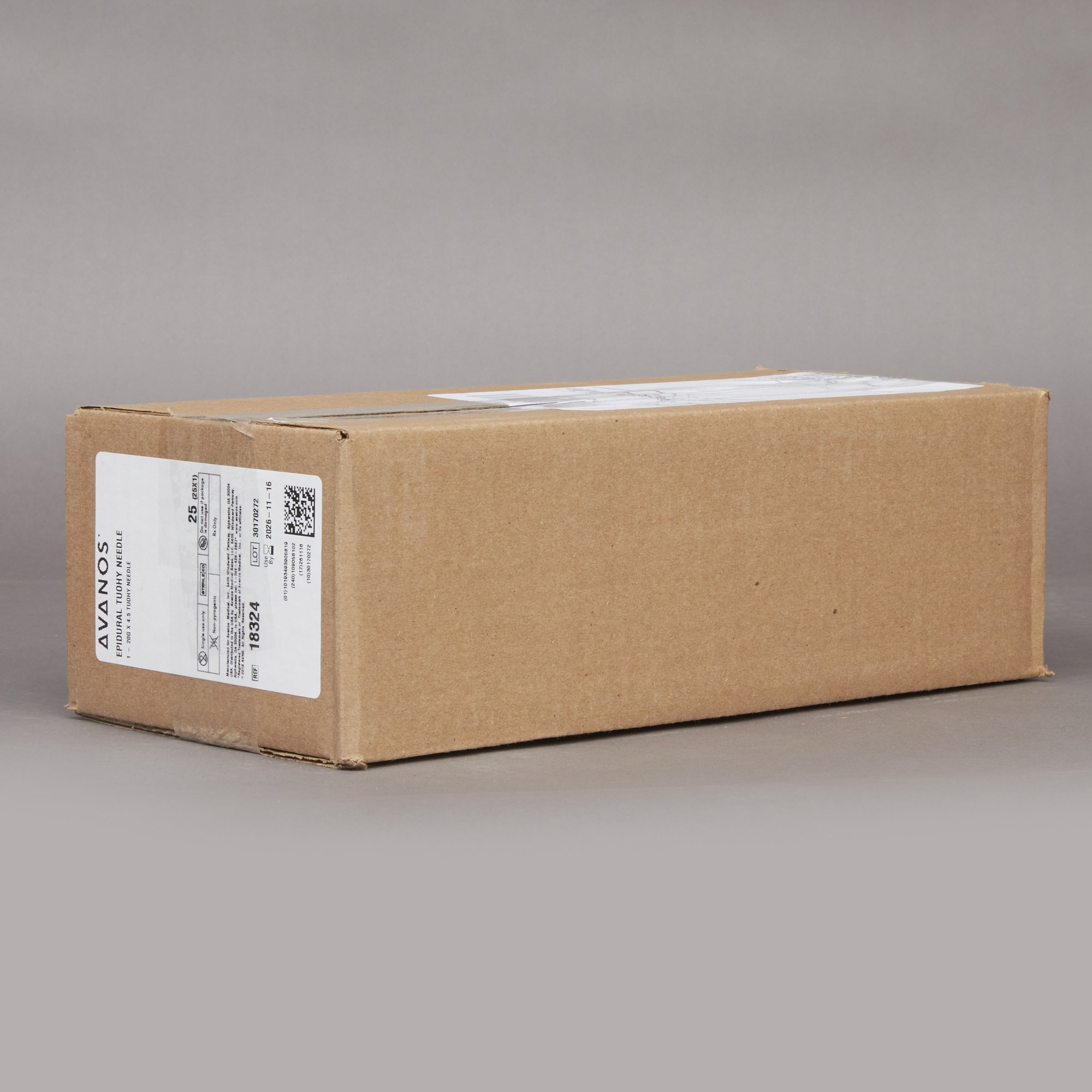 Avanos Medical Sales LLC 18324 - Halyard Epidural Needle - 1/Each, 25/Case