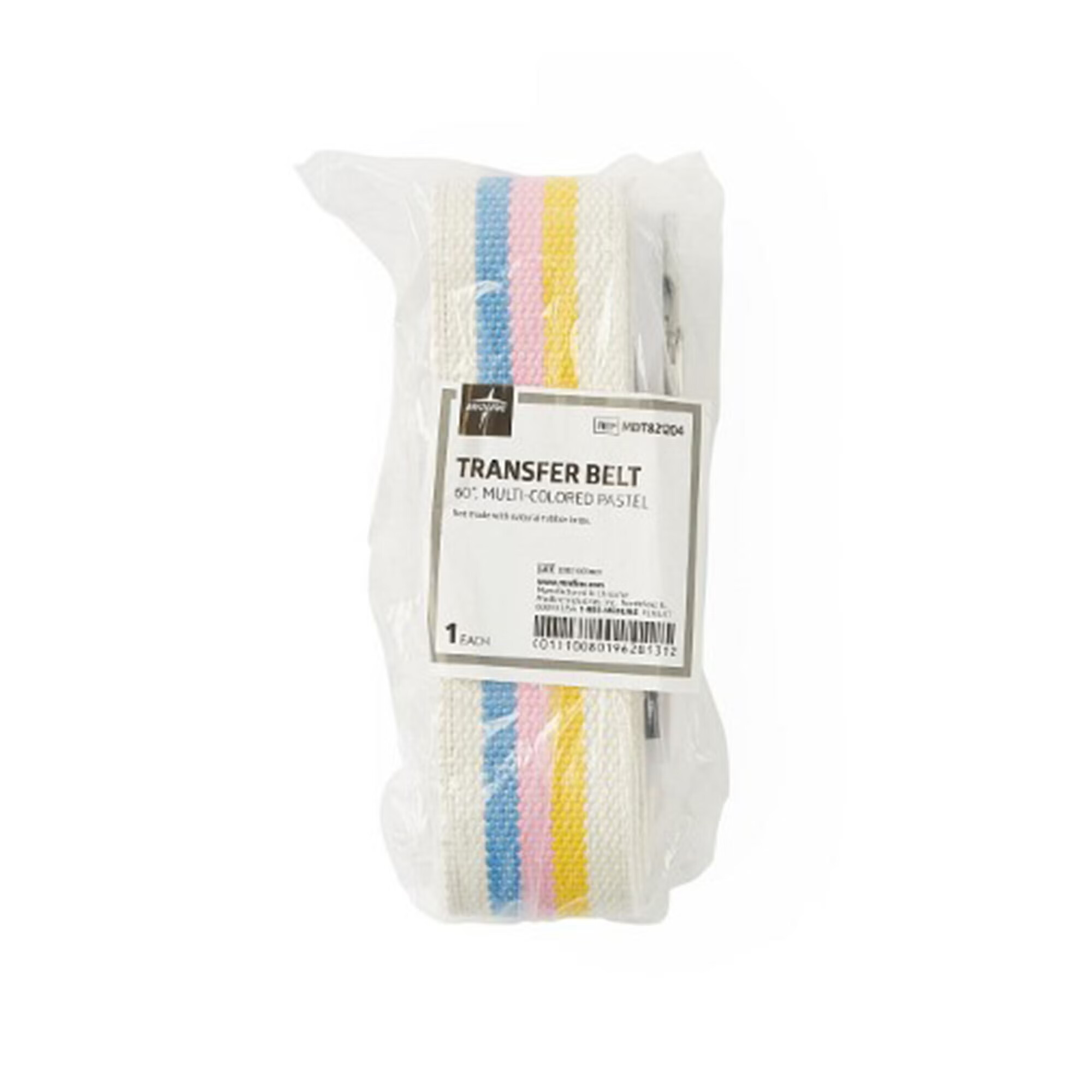 Medline - MDT821203 Gait Belt 60 Inch Length Pinstripe Cotton