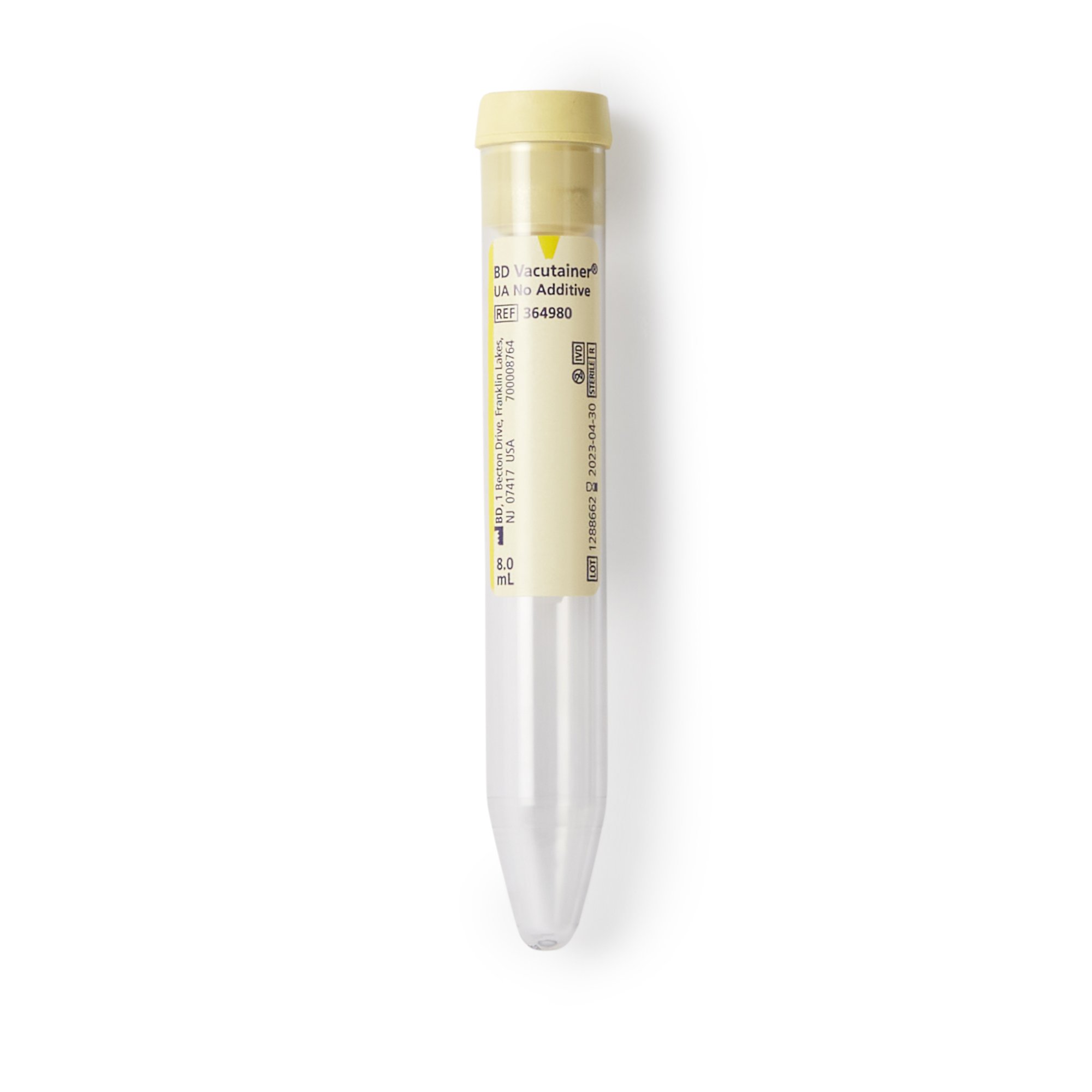 BD Vacutainer Urinalysis Tube 364980 by BD