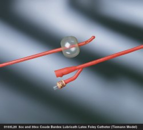 Bard 0103L20 - Bardex® Lubricath® Foley Catheter, 20 Fr., Medium, Coudé Tip - 1/Each, 12/Dozen, 12/Case