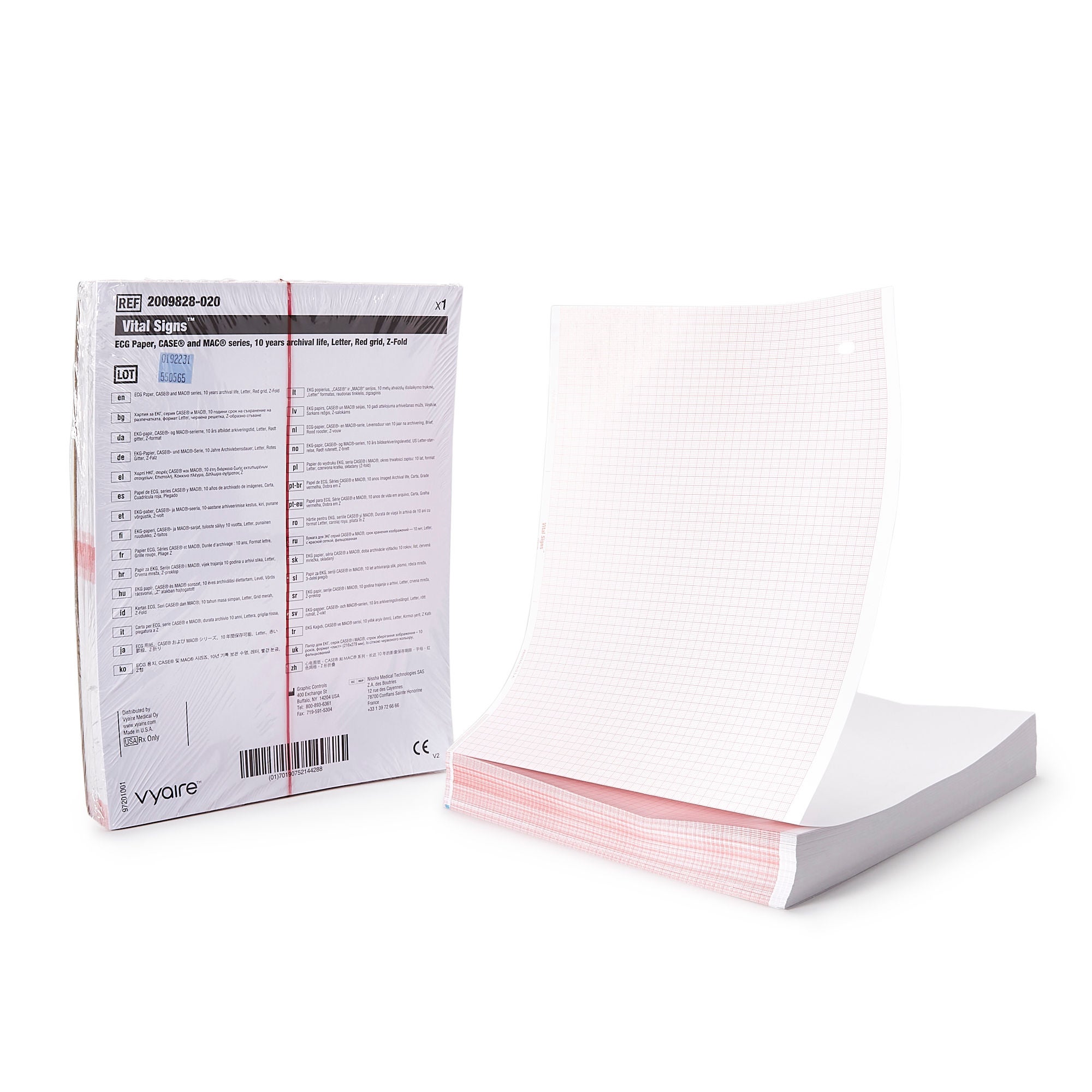 Sun Med - 2009828-020 Vital Signs® ECG / EEG Recording Paper