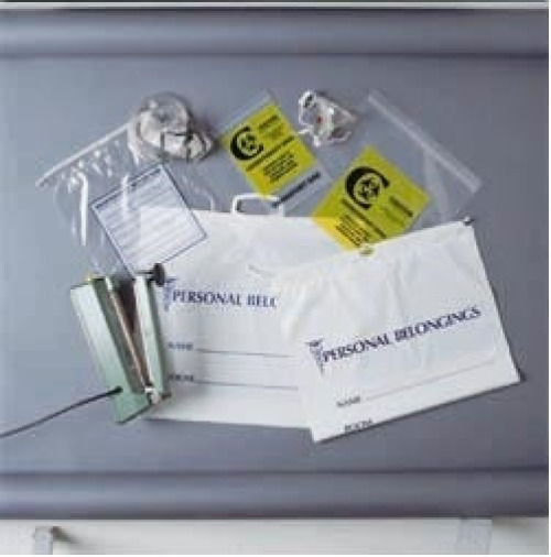 ASP Global LLC - G103 Reclosable Bag 9 X 12 Inch Plastic Clear Drawstring Closure
