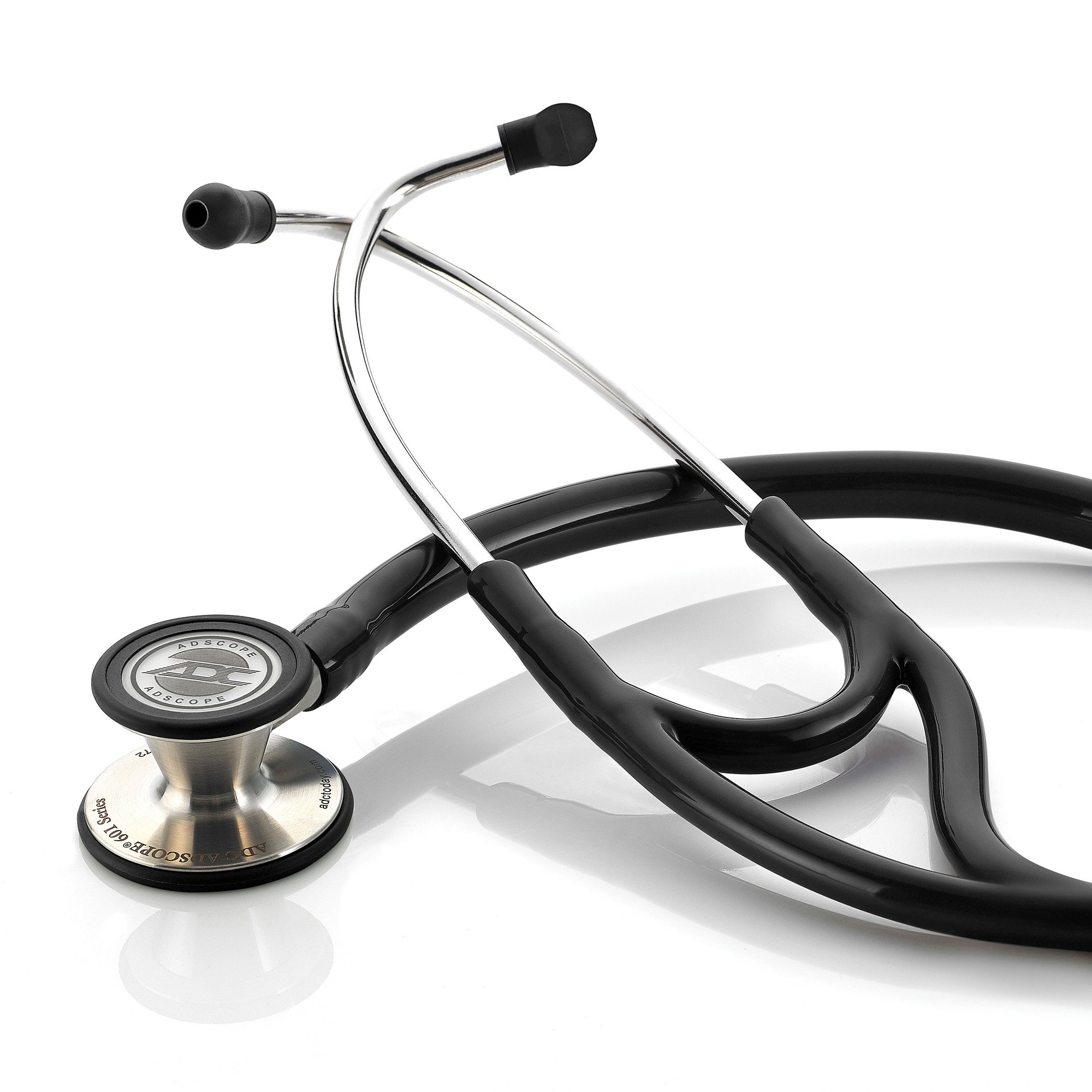American Diagnostic Corp 601BK - Adscope™ 601 Cardiology Stethoscope, Black Tubes - 1/Each