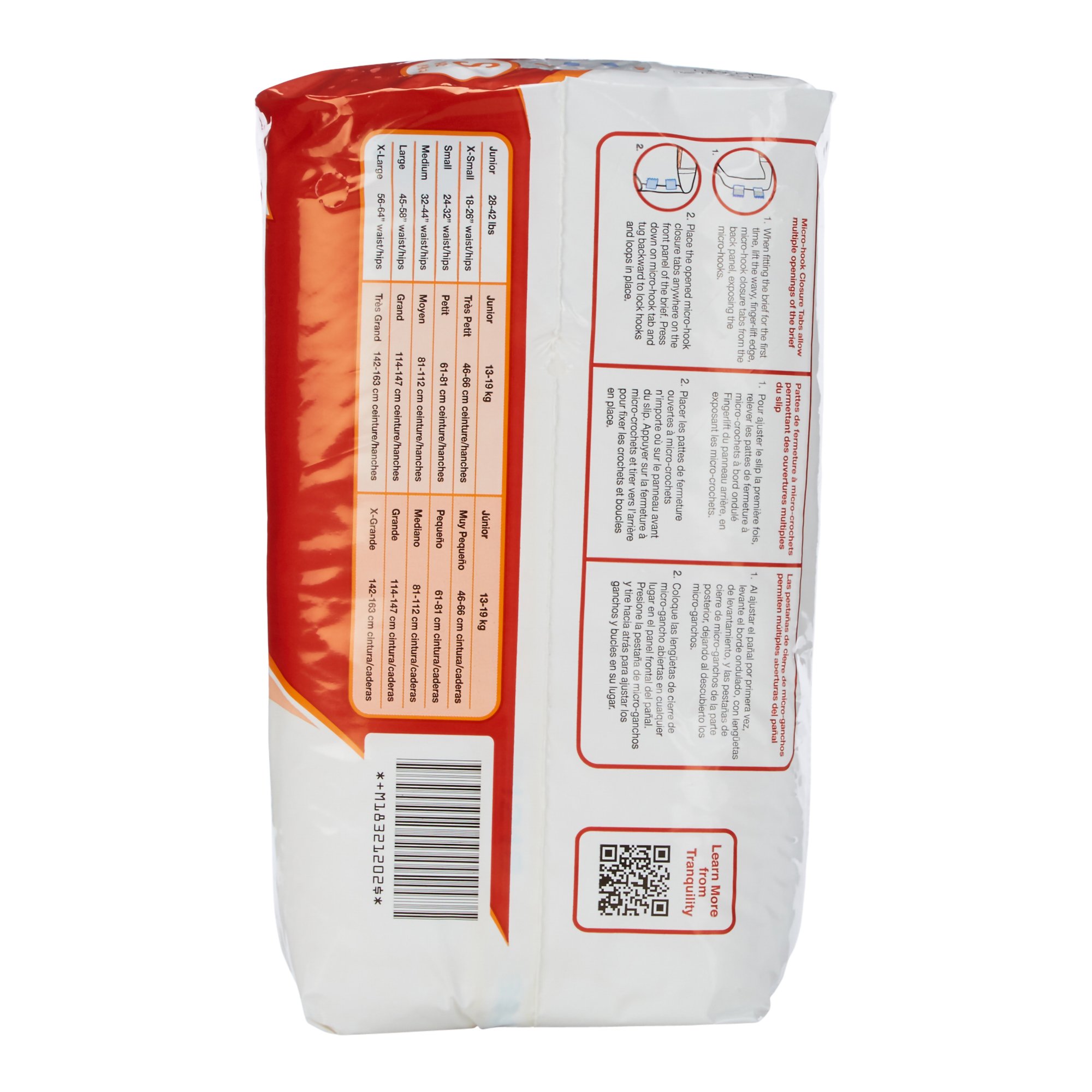 Principle Business Enterprises - 2120 Tranquility® SlimLine® Heavy Protection Incontinence Brief