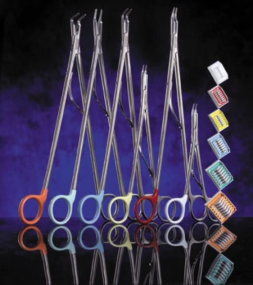 Teleflex Medical - 237081 Ligating Clip Applier Horizon™ Medium Clips Scissor Style Handle Curved Tip