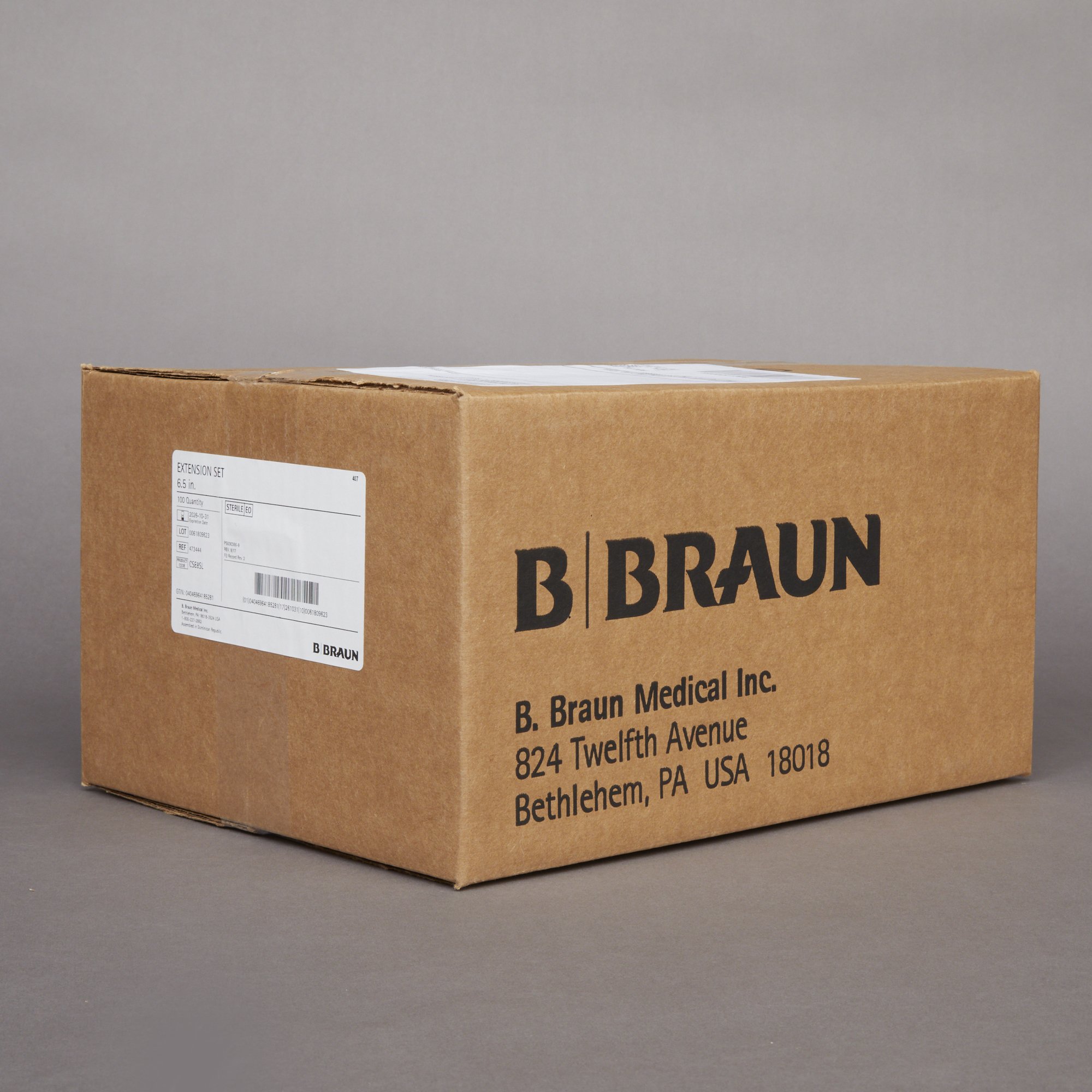 B. Braun 473444 - B. Braun Standard Bore Extension Set - 1/Each, 100/Case