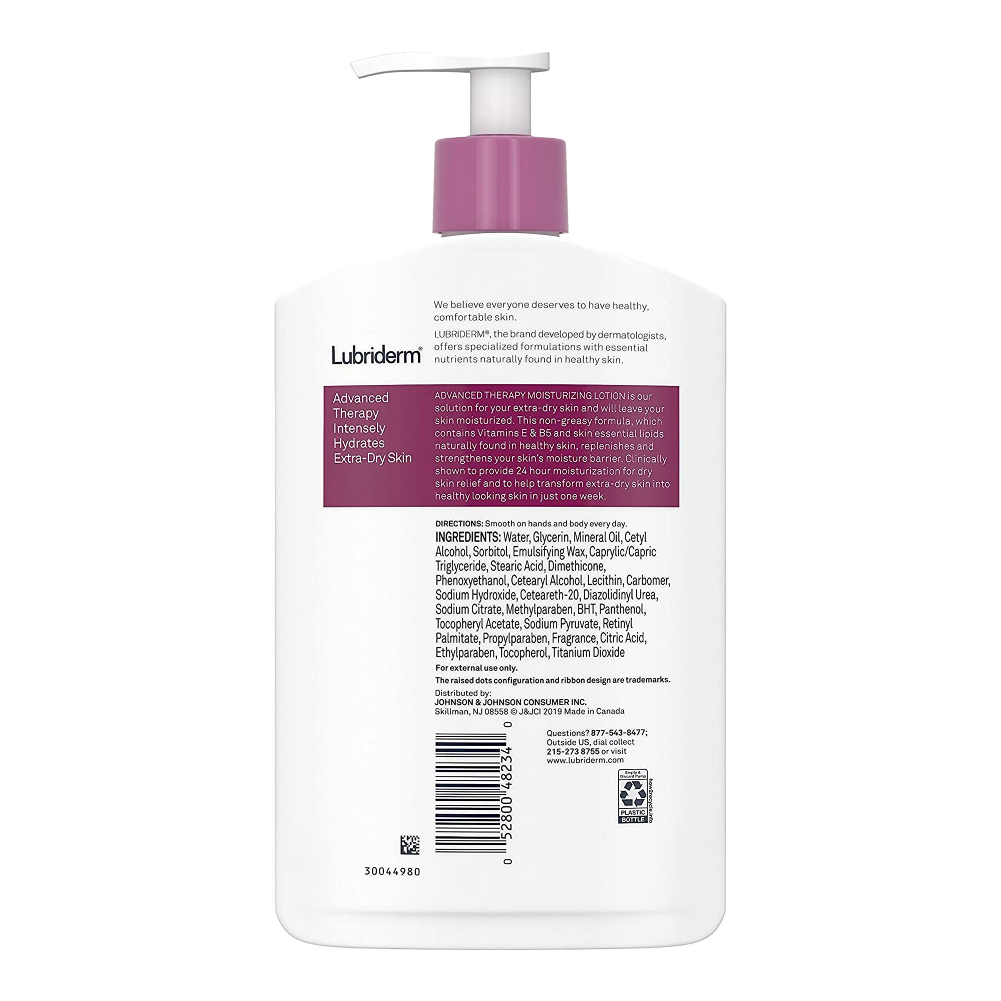Glaxo Consumer Products - 05280048234 Lubriderm® Advanced Therapy Moisturizer