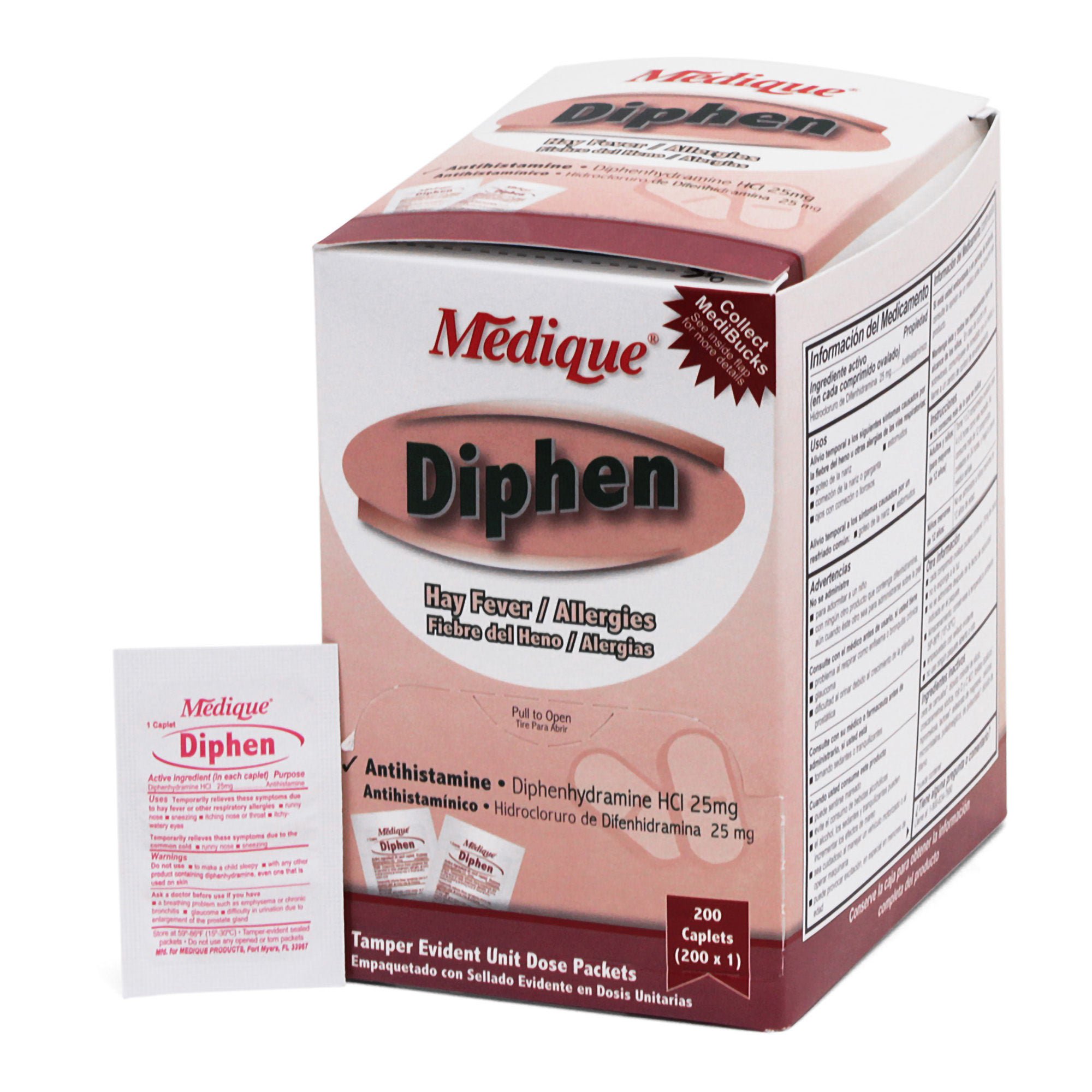 Medique Products - 18447 Diphen Diphenhydramine Allergy Relief