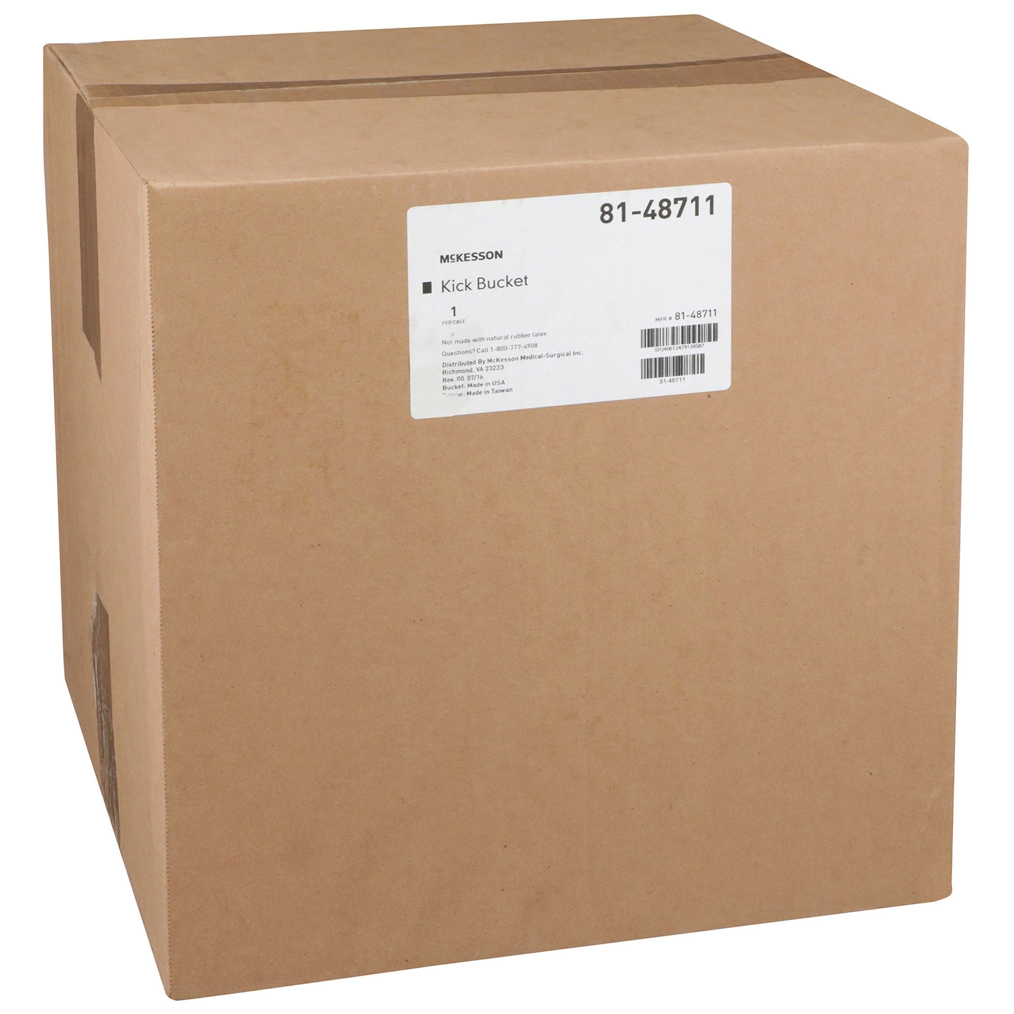 McKesson Brand - 81-48711 Kick Bucket McKesson 13 Quart Stainless Steel