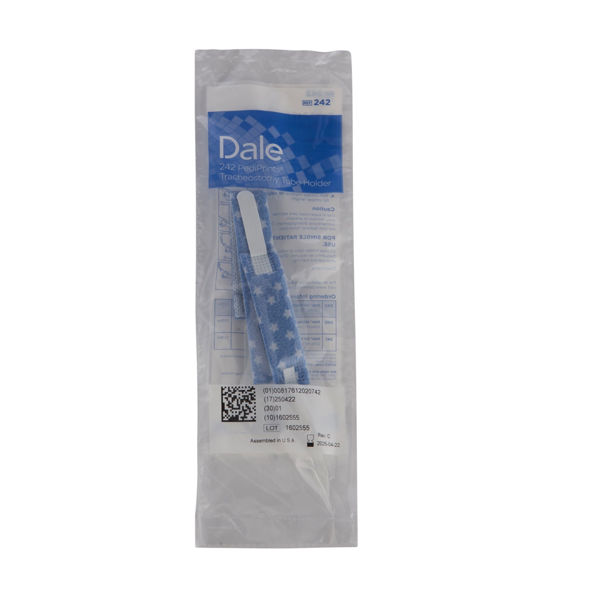 Dale Medical Products - 242 PediPrints™ Tracheostomy Tube Holder
