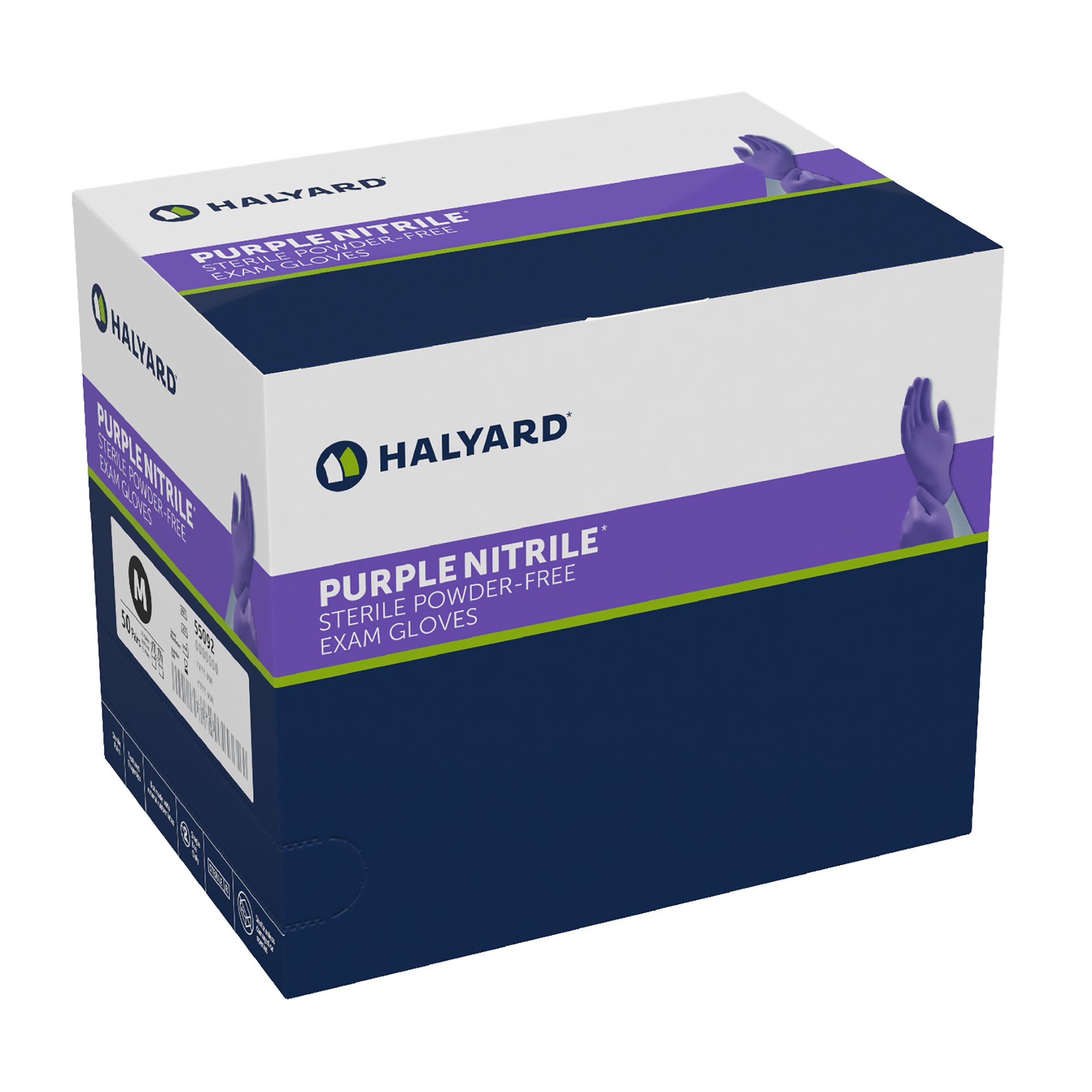 O&M Halyard Inc - 55092 Purple Nitrile® Exam Glove