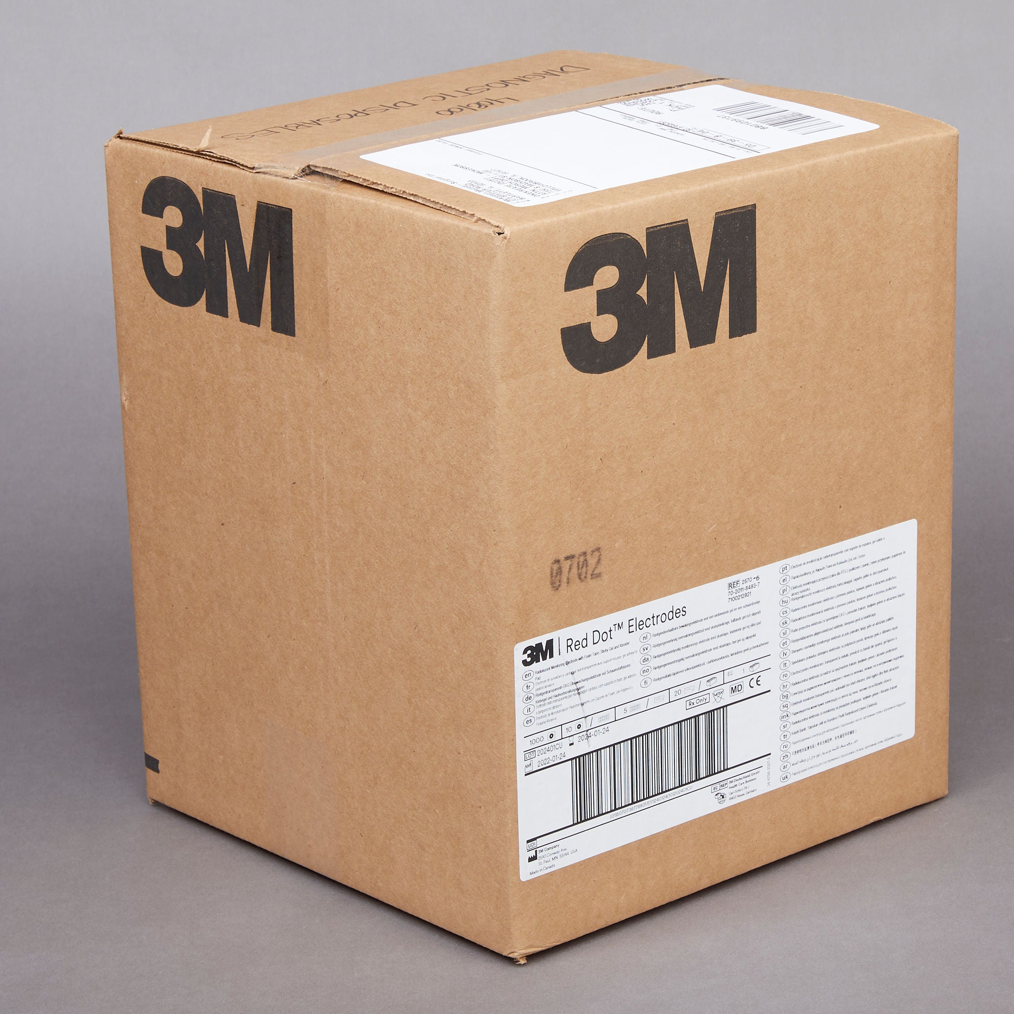 Solventum Corporation - 2570-5 3M™ Red Dot™ EKG Snap Electrode
