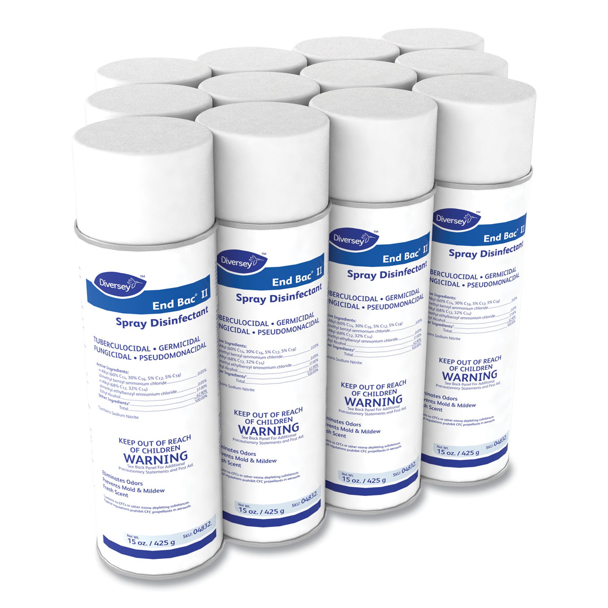 Essendant Co-United Stationers DVO04832 - End Bac® II Surface Disinfectant - 1/Each, 12/Case