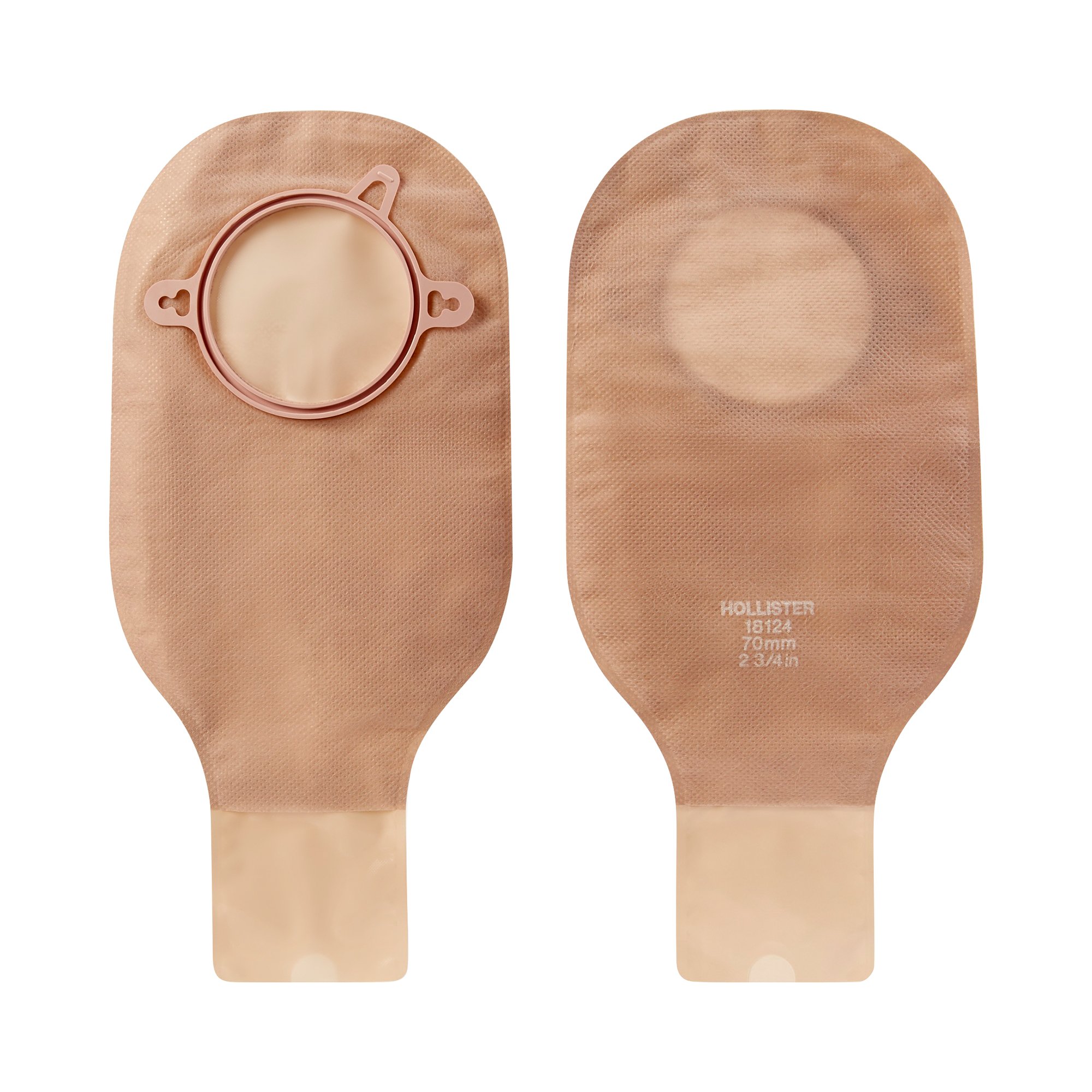 Hollister - 18124 New Image™ 18124 Beige Colostomy Pouch