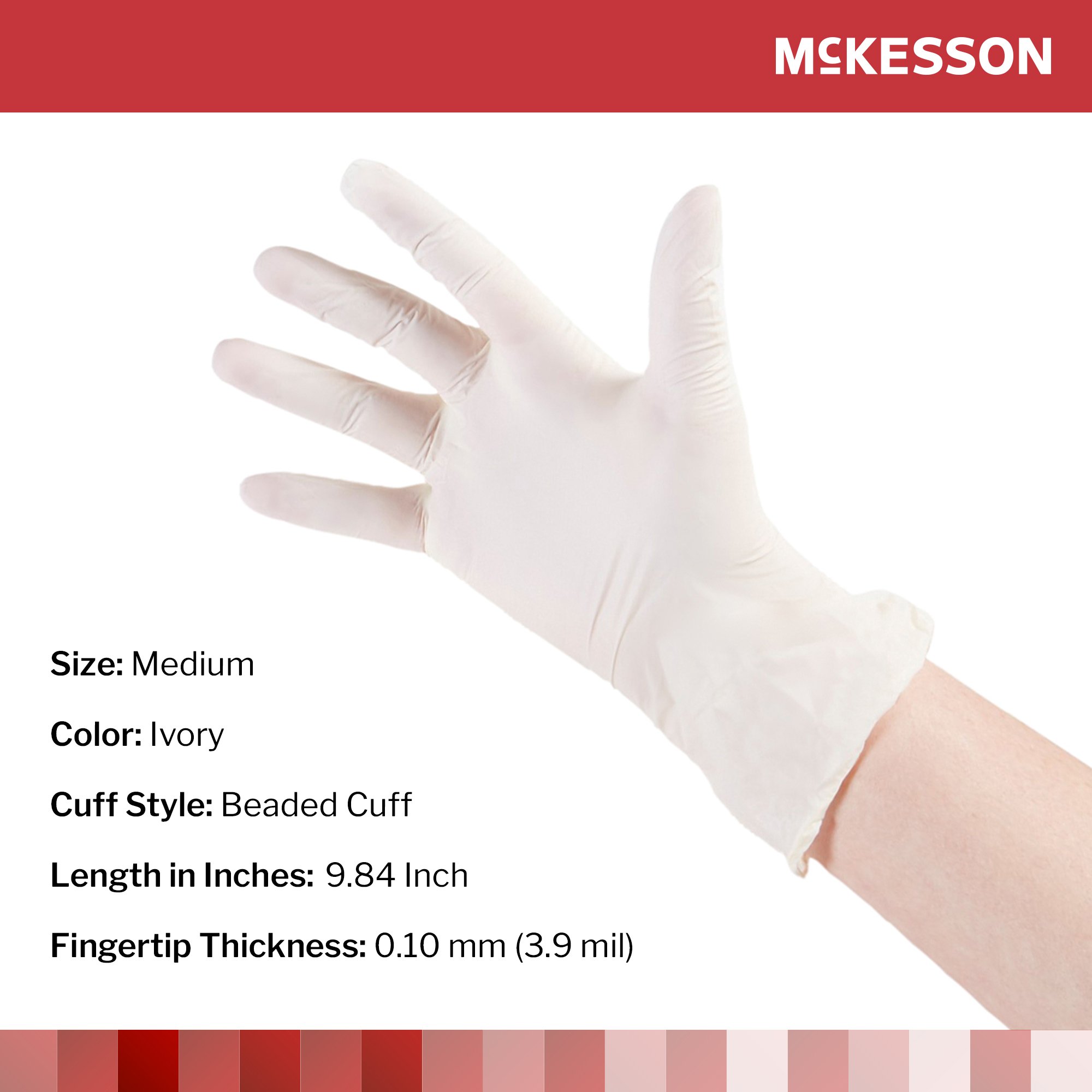 McKesson Brand - 14-816 McKesson Stretch Vinyl Exam Glove