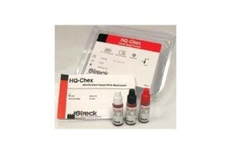 Streck Laboratories - 232756 Control HQ-Chex® Blood Glucose / Hemoglobin Level 3 6 X 2.5 mL