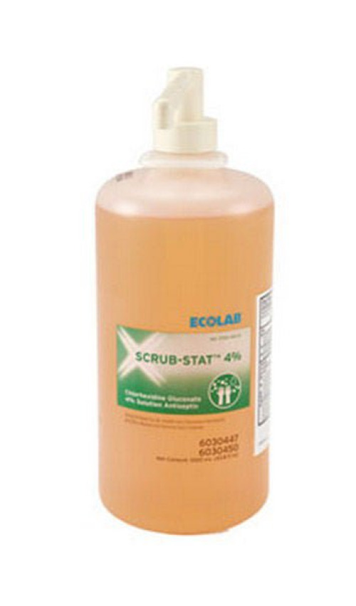 Ecolab - 6030466 Surgical Scrub Solution Scrub-Stat™ 4% 1 gal. Jug 4% Strength CHG (Chlorhexidine Gluconate) NonSterile