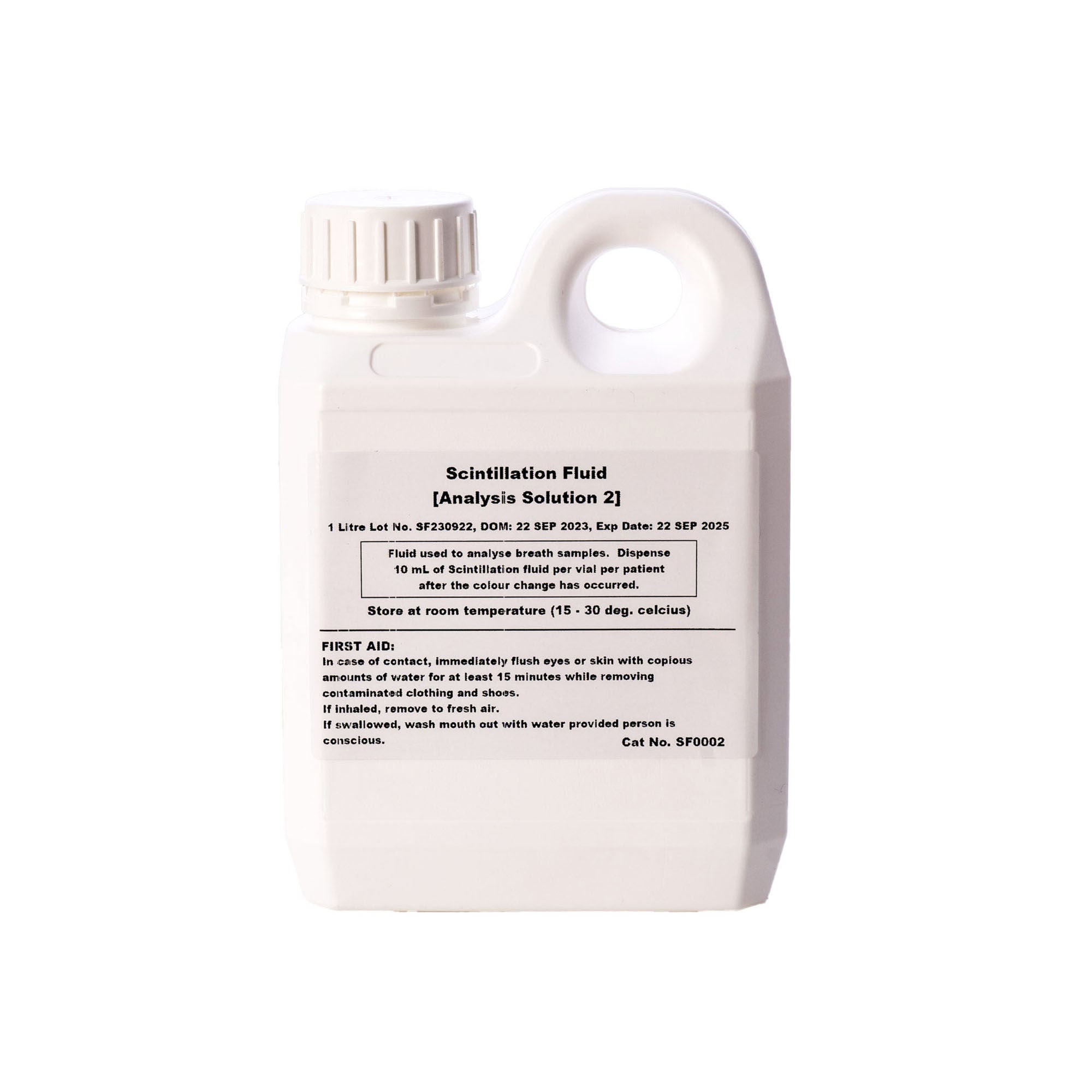 Tri-Med Americas Corp - 60455 Pytest® Scintillation Fluid 4 Liter For use with PYtest 14C-Urea Breath Test