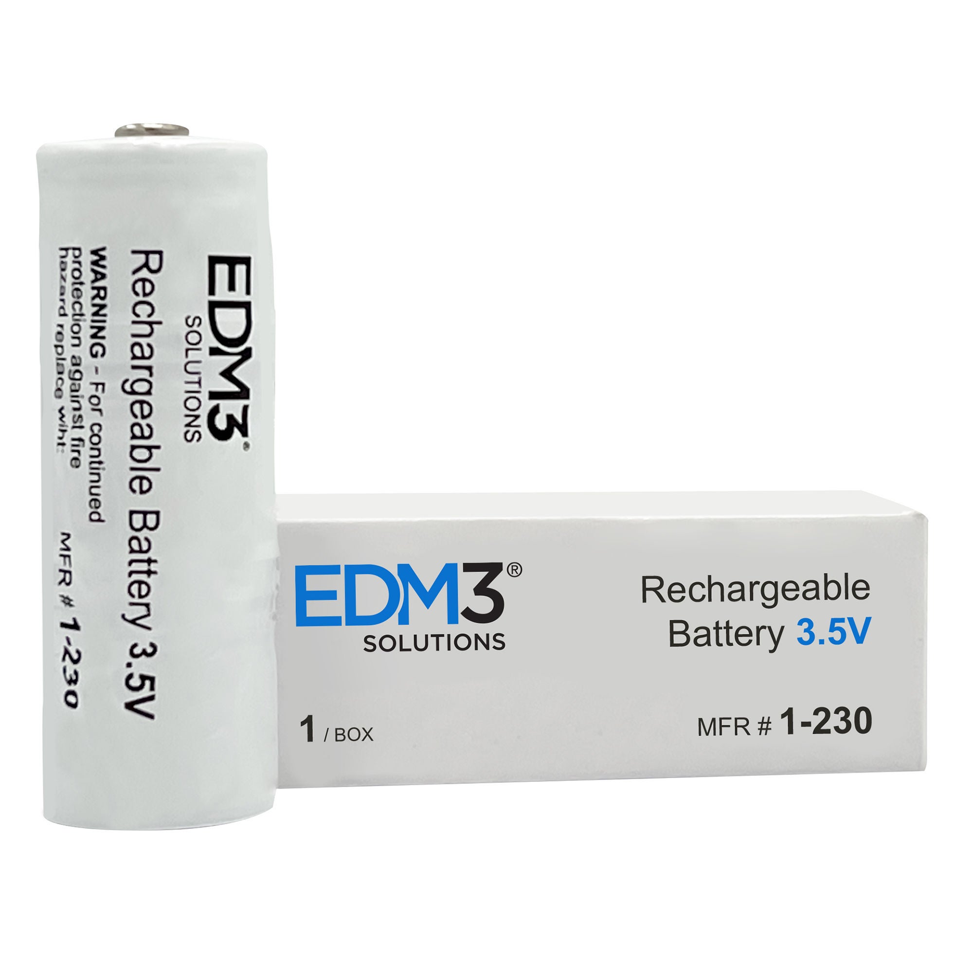 EDM 3 LLC - 1-230 Diagnostic Battery HealthLink® NiCd Battery For Welch Allyn Scope Handle Model 71000A / 71000C