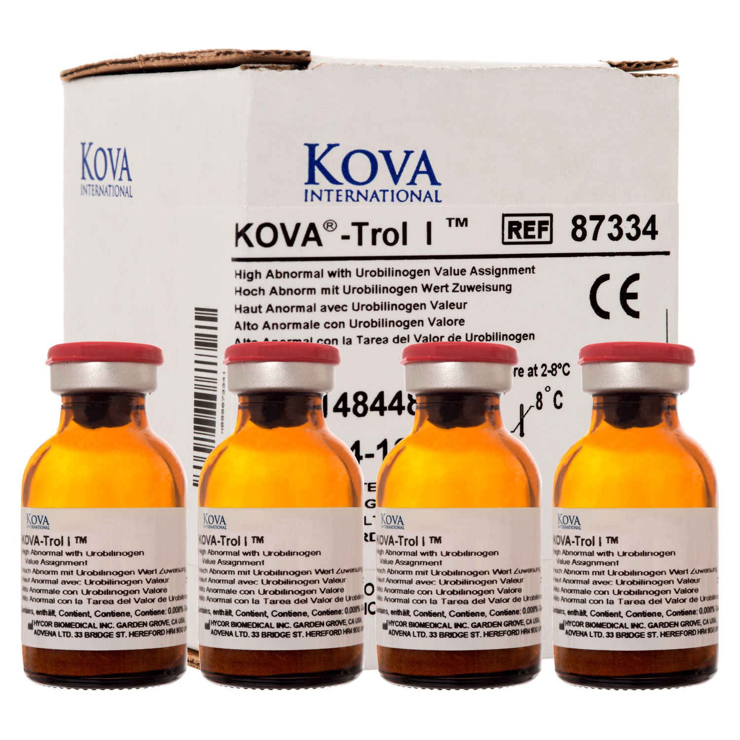 LGC Clinical Diagnostics Inc - K-87334 Control KOVA-Trol® I Urine Control with Urobiligen High Abnormal Level 4 X 15 mL