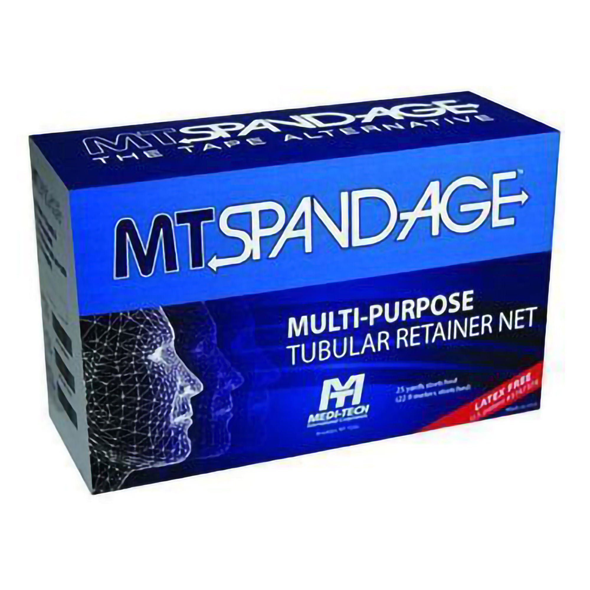 Medi-Tech International - MT22 Elastic Net Retainer Dressing MT Spandage™ Tubular White Elastic Custom Size 25 Yard Length NonSterile