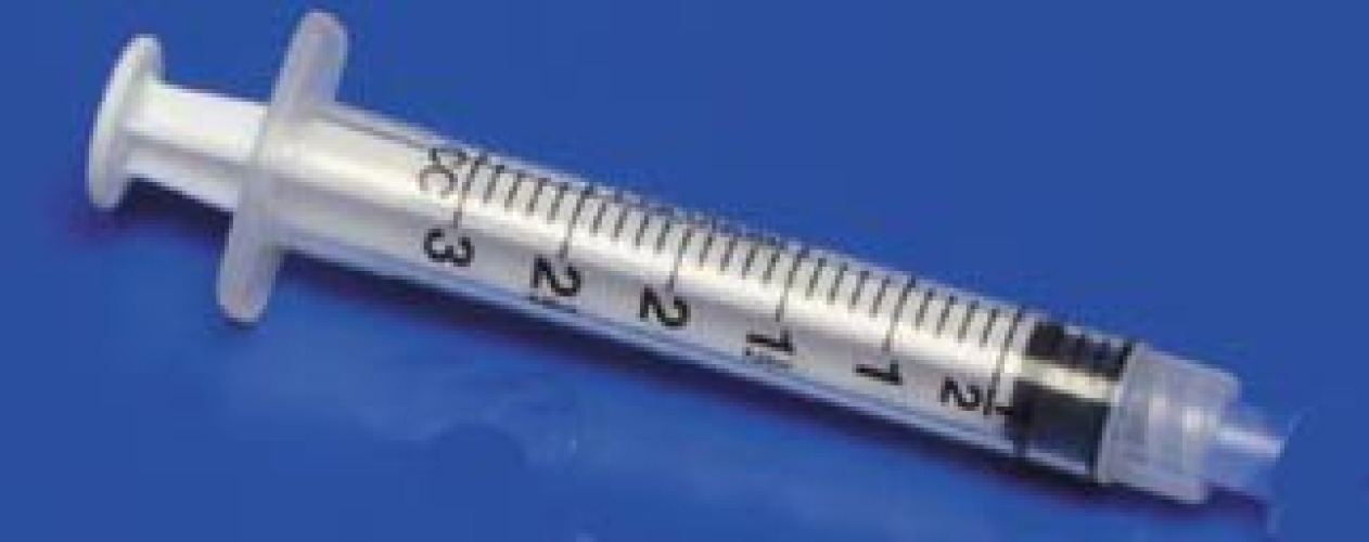 Cardinal 1180300777 - Monoject™ General Purpose Syringe - 1/Each, 100/Box, 800/Case