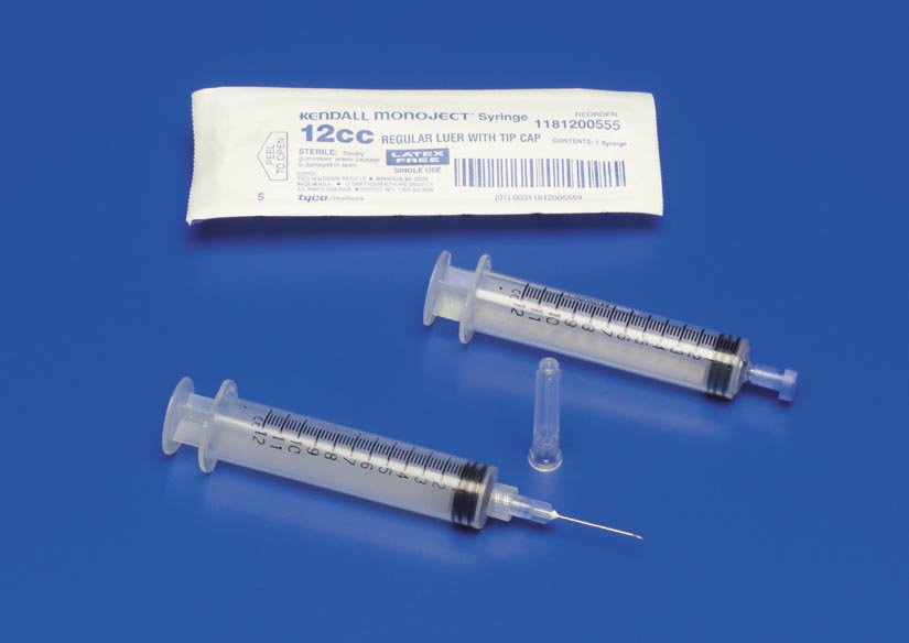 Cardinal 1181200777 - Monoject™ General Purpose Syringe - 1/Each, 80/Box, 480/Case