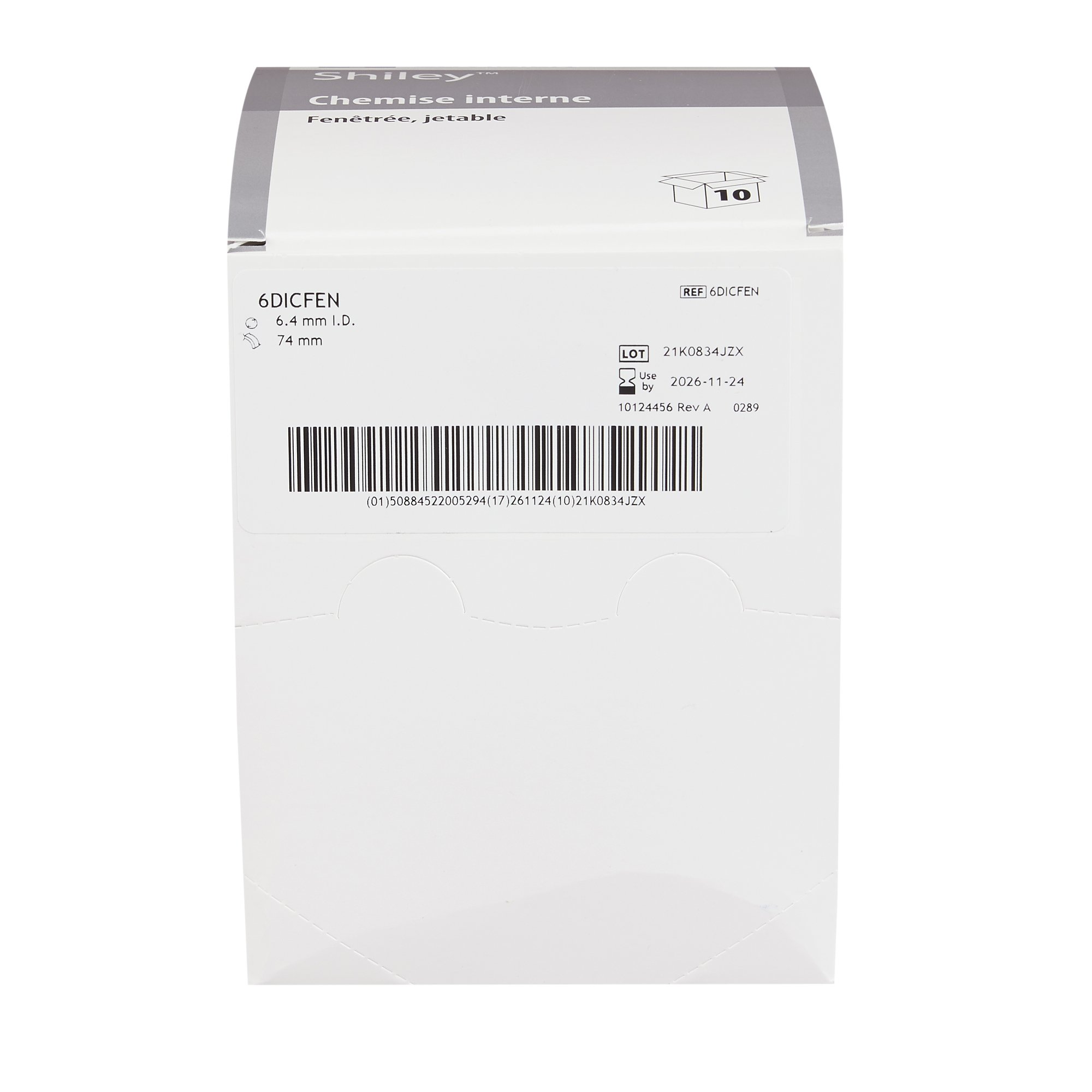 Medtronic MITG - 6DICFEN Shiley™ Size 6 Inner Fenestrated Tracheostomy Cannula