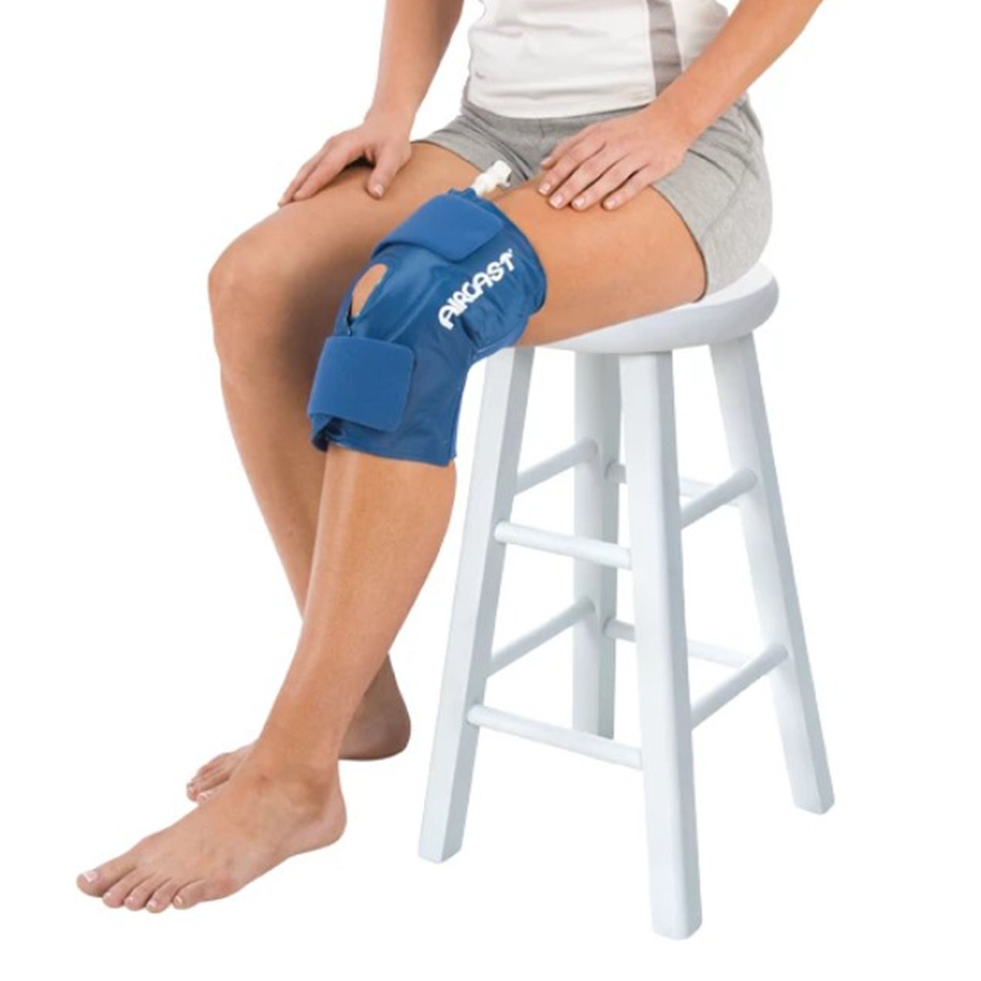 DJO - 11A01 Cold Therapy Wrap AirCast® Cryo/Cuff® Knee Medium 18 to 23 Inch Circumference Nylon / Vinyl Reusable