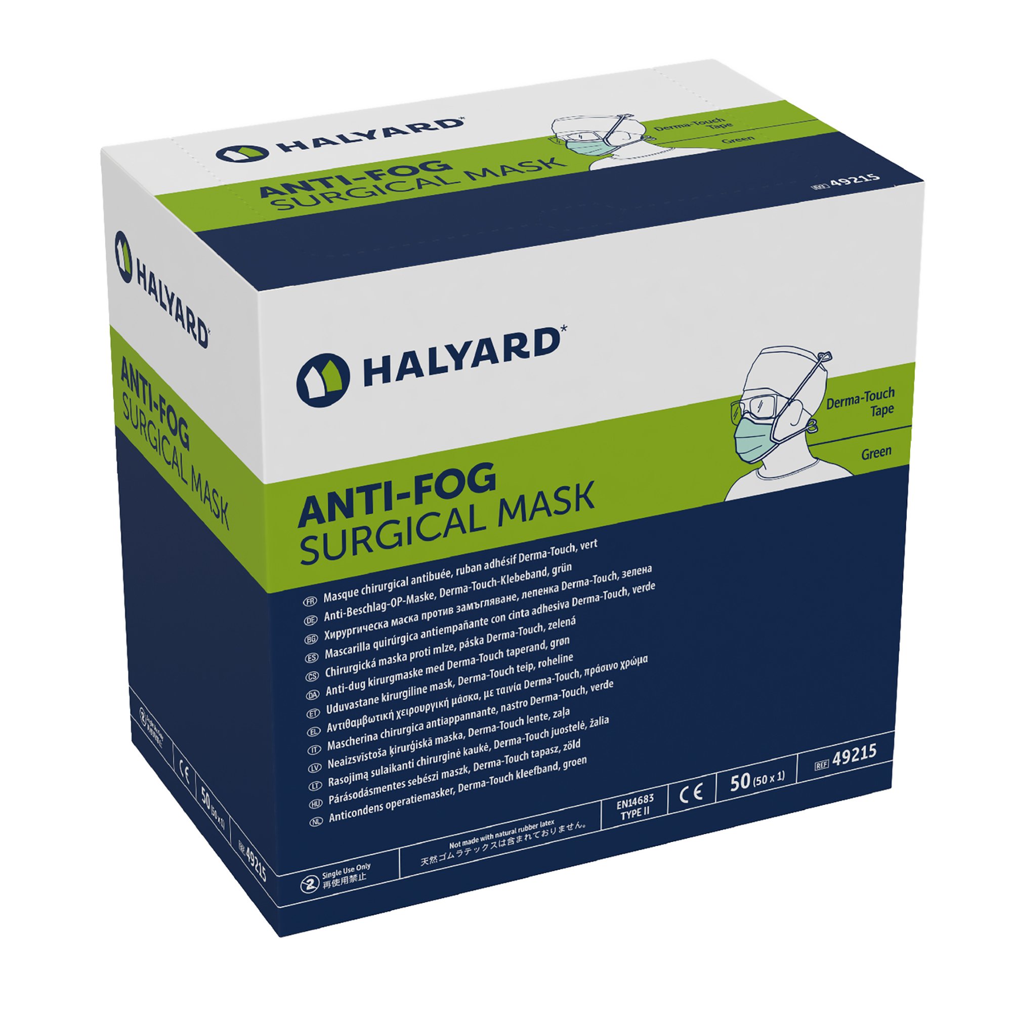 O&M Halyard Inc - 49215 Halyard Surgical Mask
