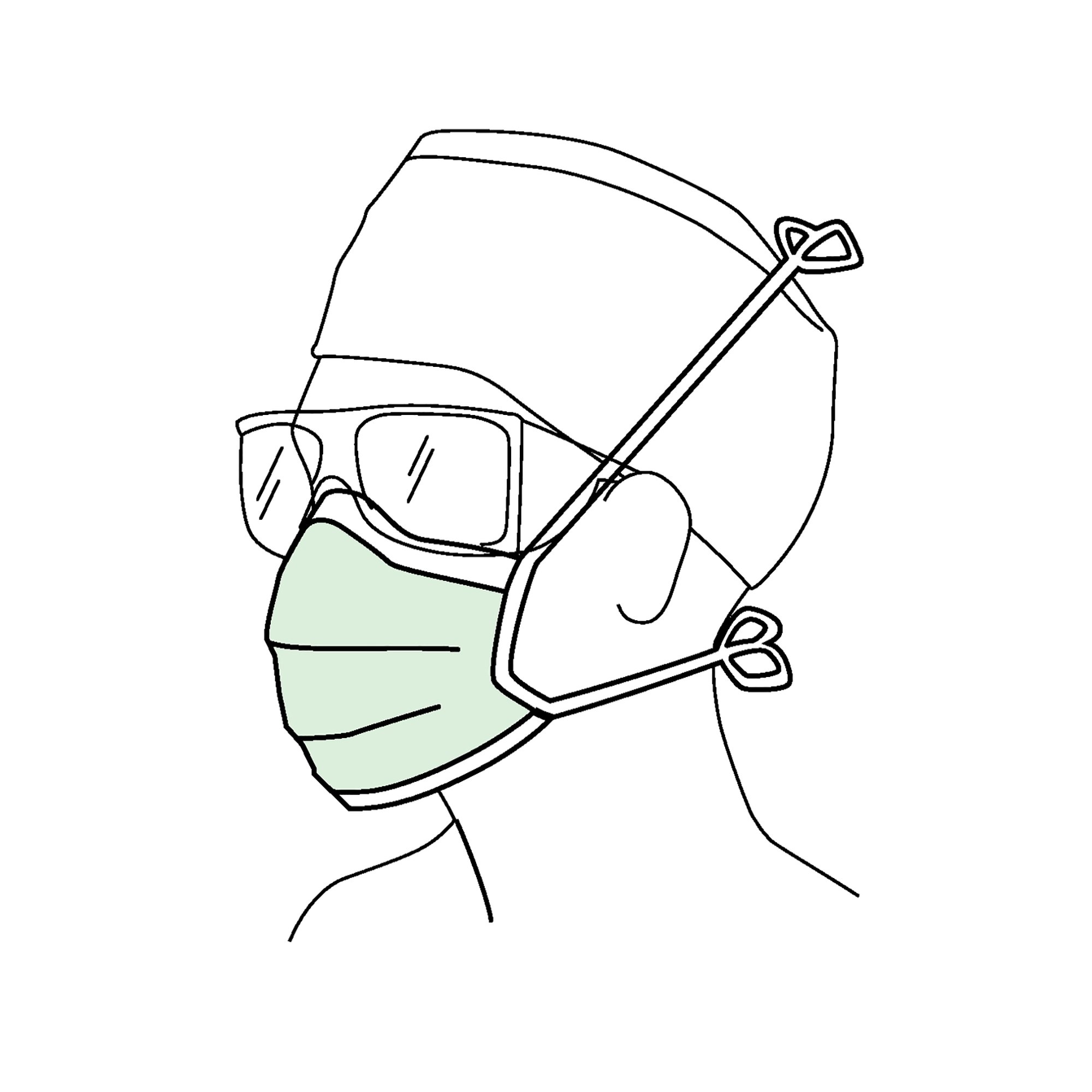 O&M Halyard Inc - 49215 Halyard Surgical Mask