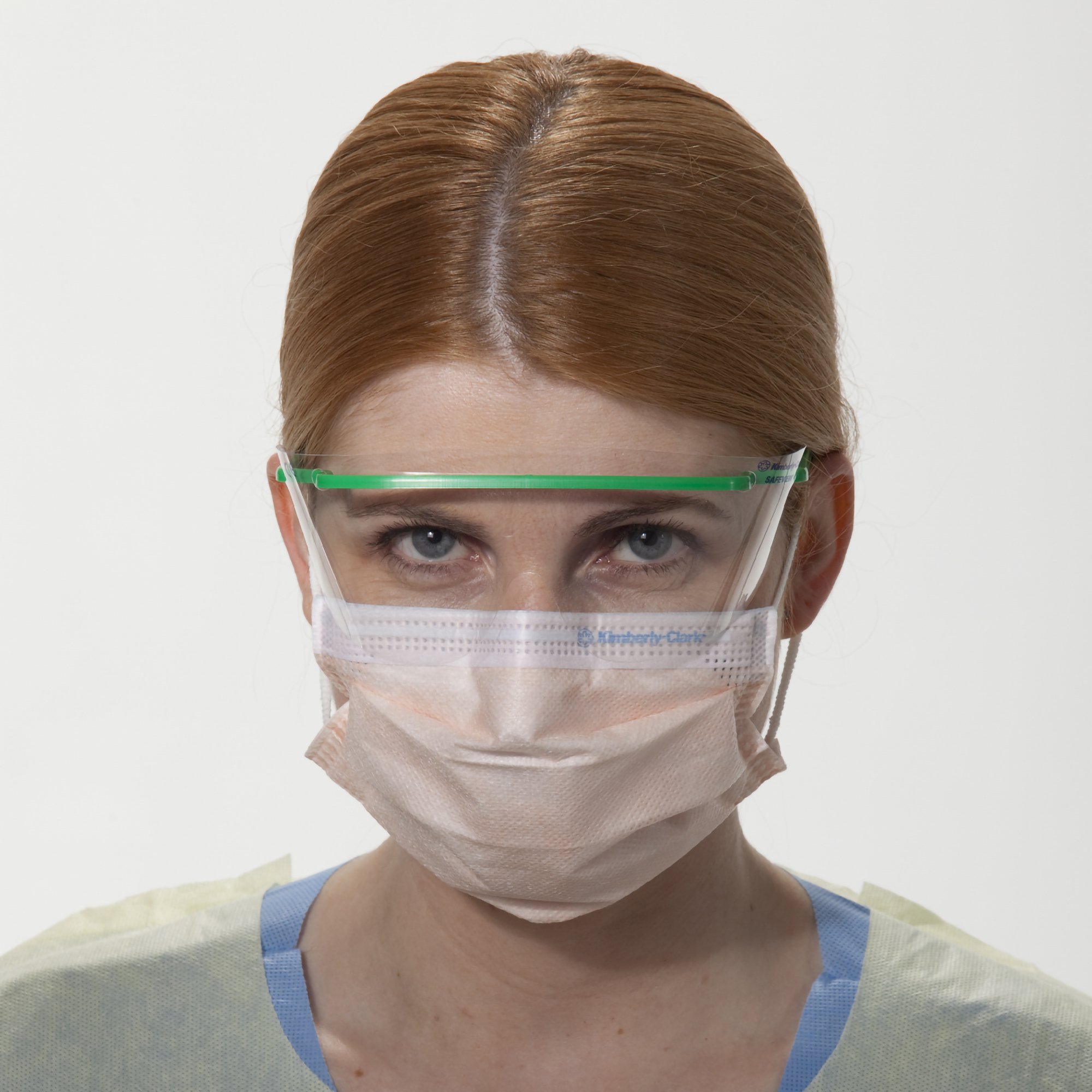 O&M Halyard Inc 47107 - FluidShield® Procedure Mask - 40/Box, 400/Case