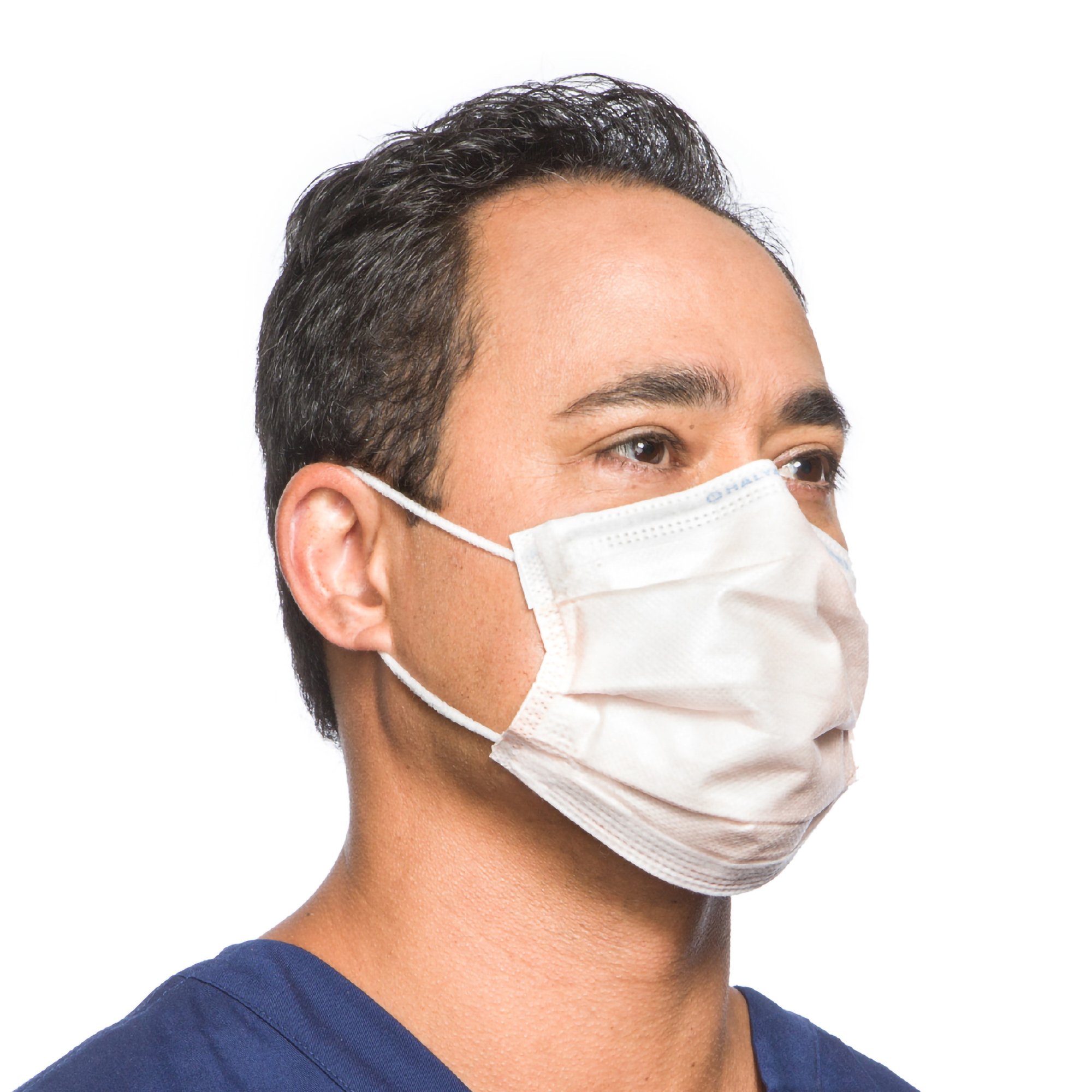O&M Halyard Inc 47107 - FluidShield® Procedure Mask - 40/Box, 400/Case