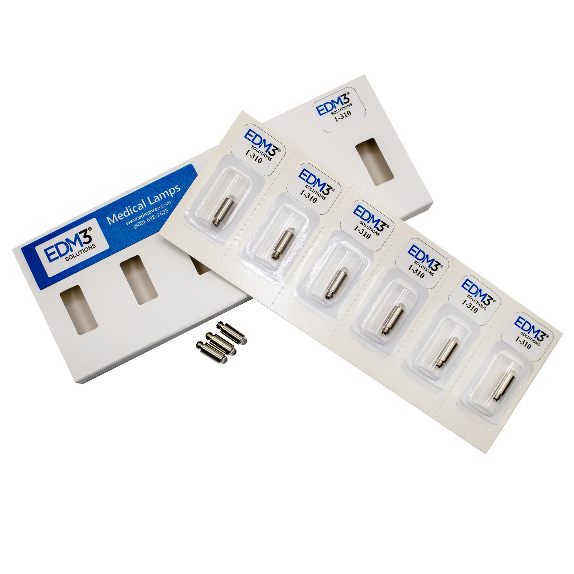 EDM 3 LLC - 1-310 Otoscope Replacement Bulb EDM3® Halogen 3.5 Volt