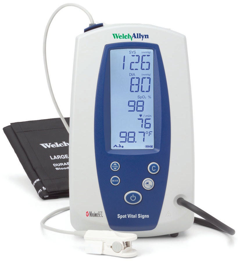 Welch Allyn - 42N0B-E1 Patient Monitor Monitoring / Spot check NIBP, Pulse Rate, SpO2 Battery Operated