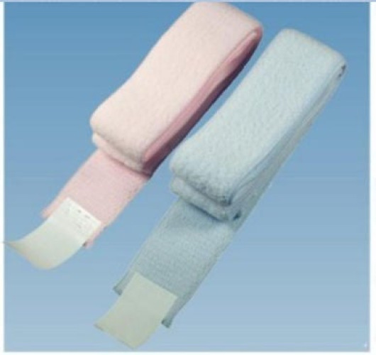 Cardinal - 40000009 Transducer Abdominal Belt Life-Trace® Knit Elastic, 1-1/2 X 36 Inch, 1 Pink Belt, 1 Blue Belt For use with Fetal Monitor