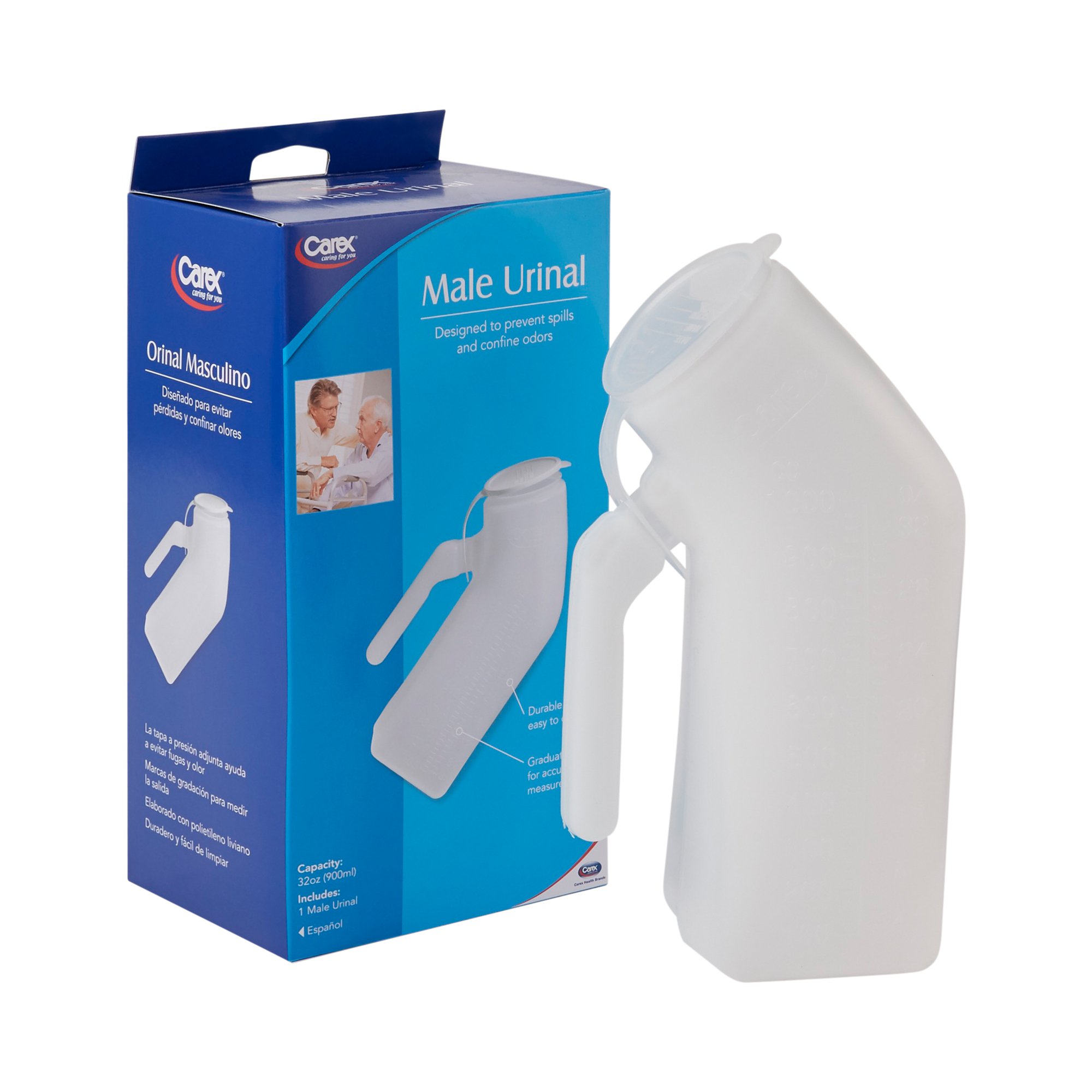 Drive DeVilbiss Healthcare - FGP70700 0000 Carex® Male Urinal with Cover