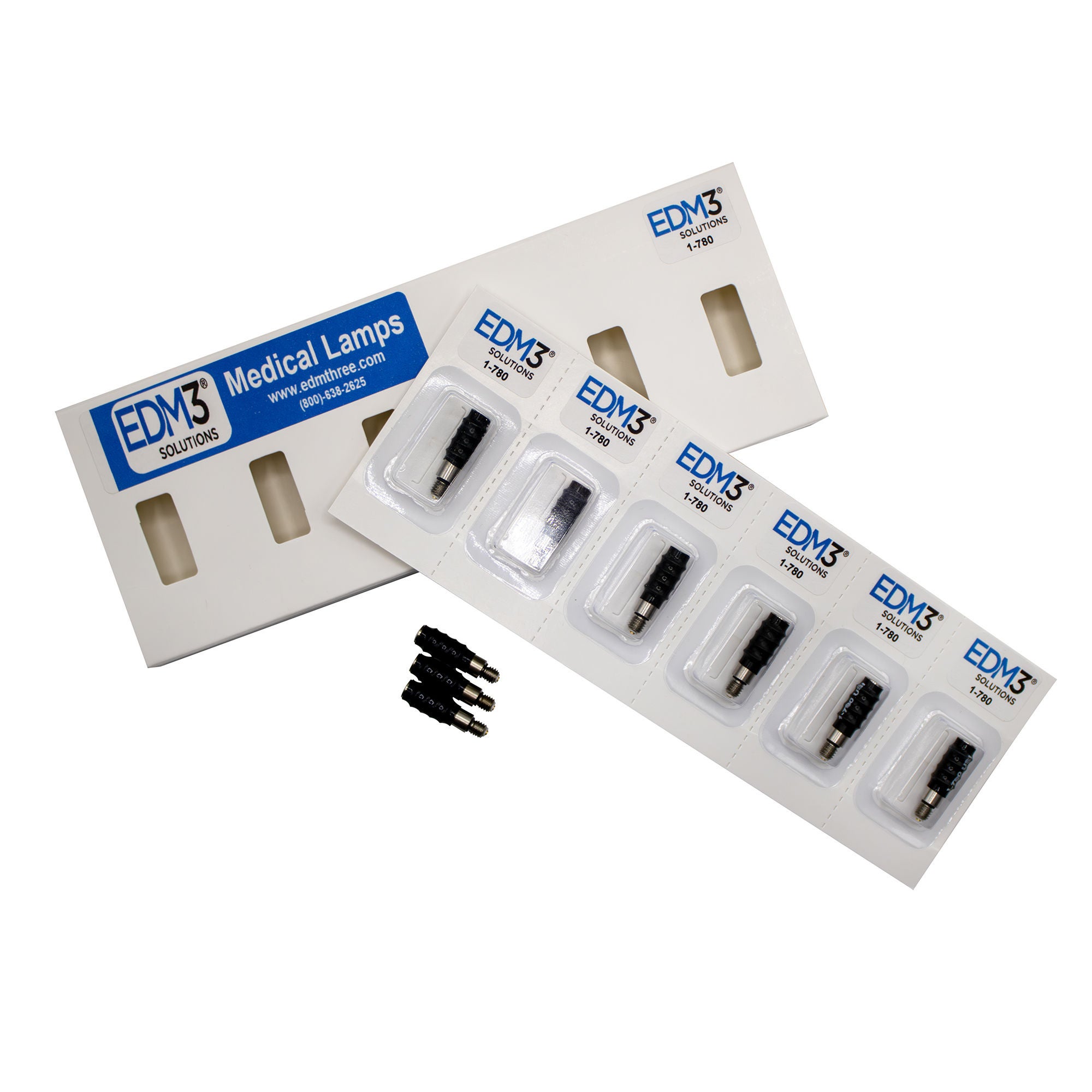 EDM 3 LLC - 1-780 Sigmoidoscope Replacement Bulb EDM3® Halogen 6 Volt 4.3 Watt