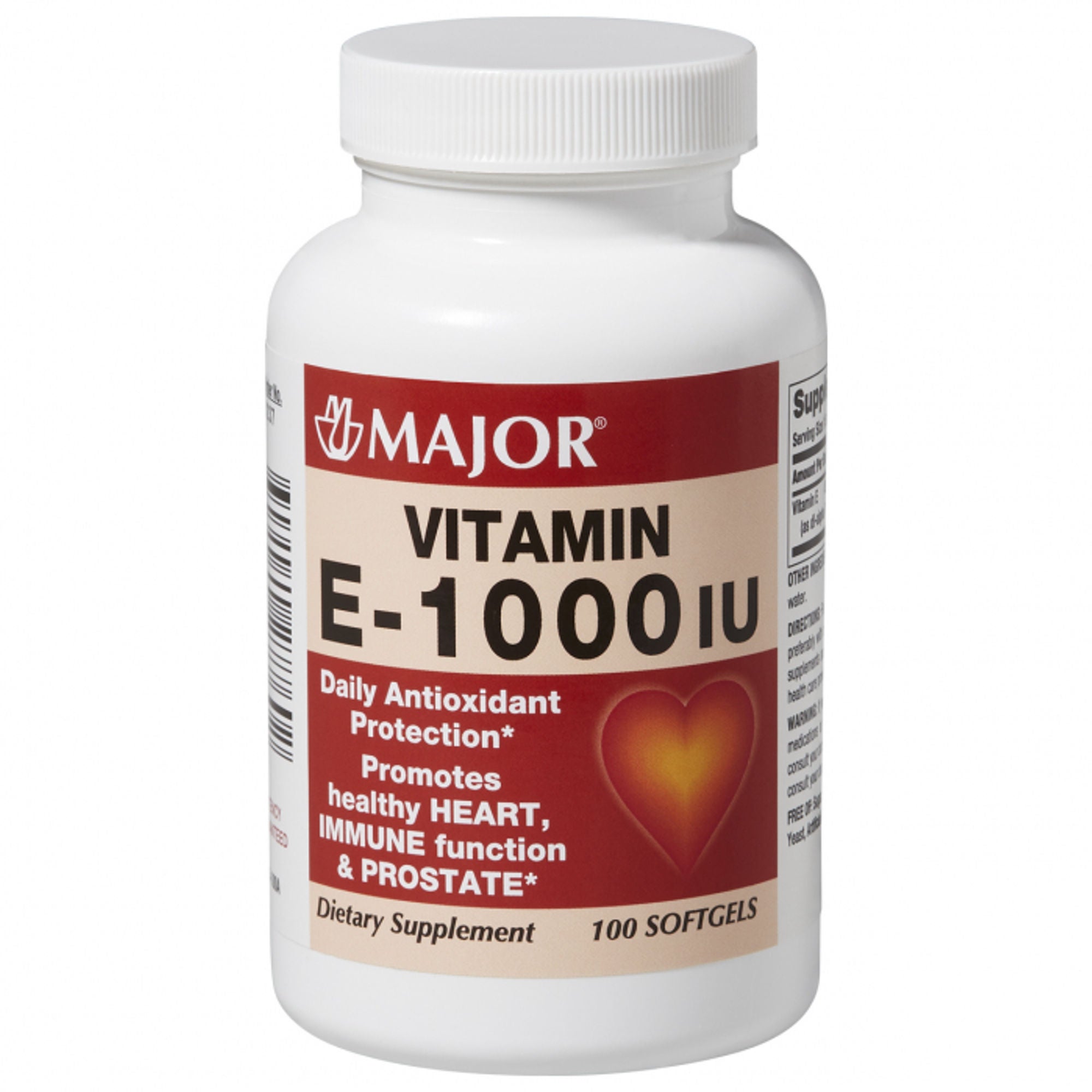 Major Pharmaceuticals - 00904027760 Vitamin Supplement Major® Vitamin E 1