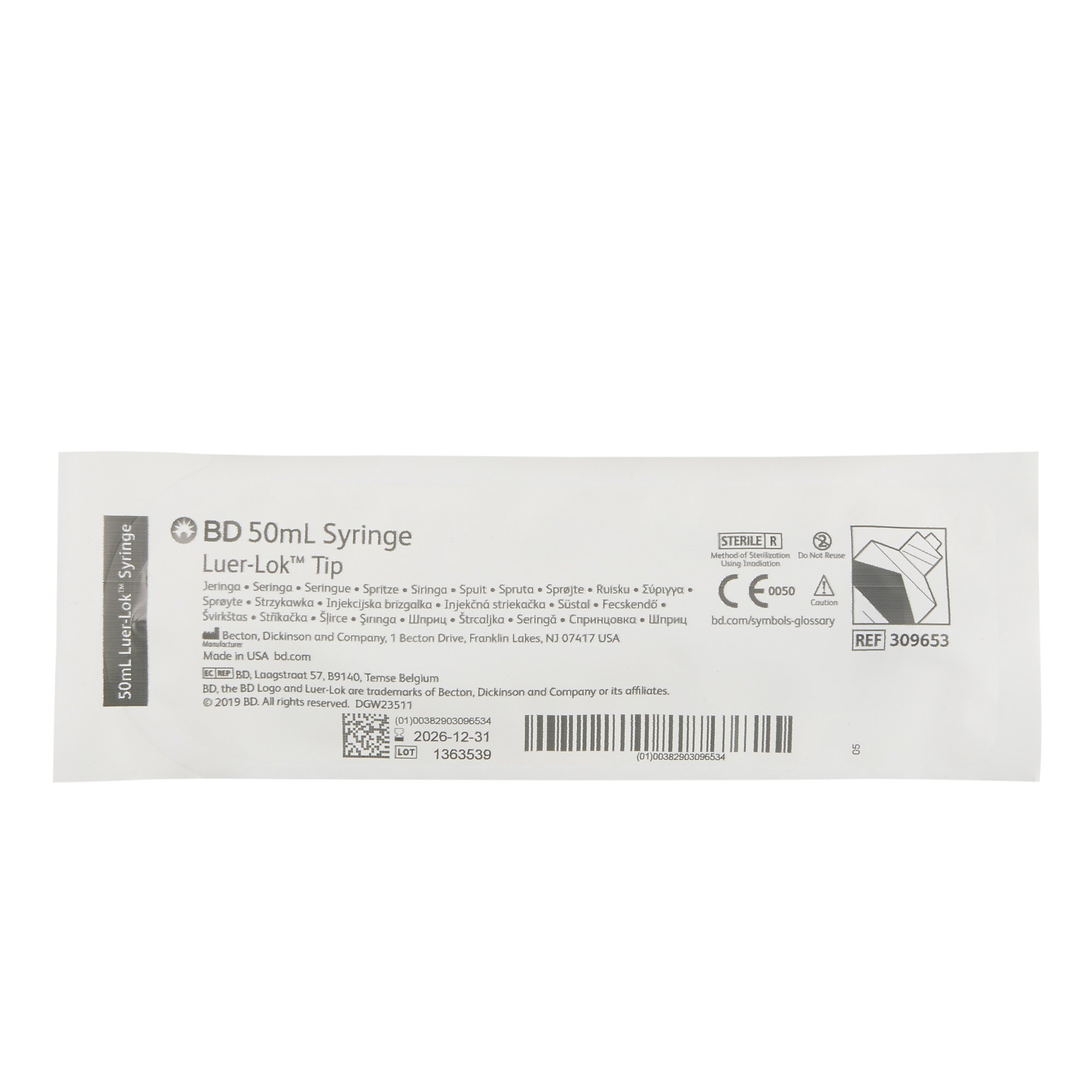 BD - 309653 BD Luer-Lok™ General Purpose Syringe