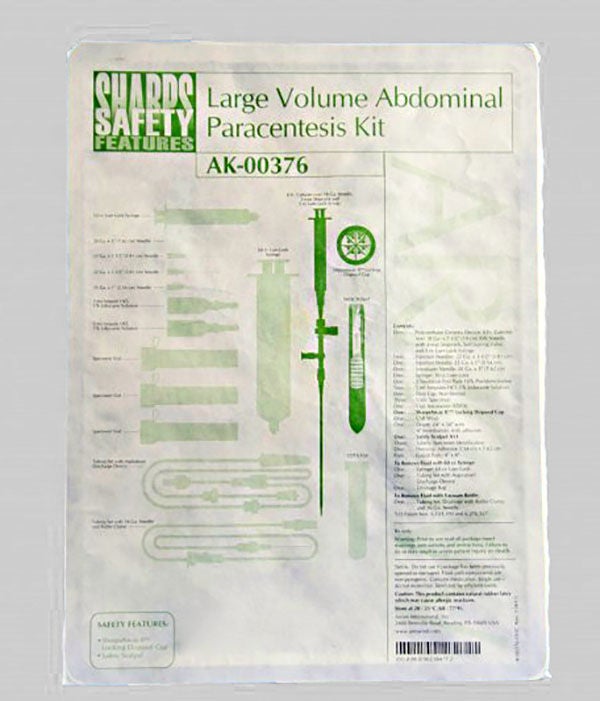 Teleflex - AK-00376 Paracentesis Tray Abdominal Fluid Sterile