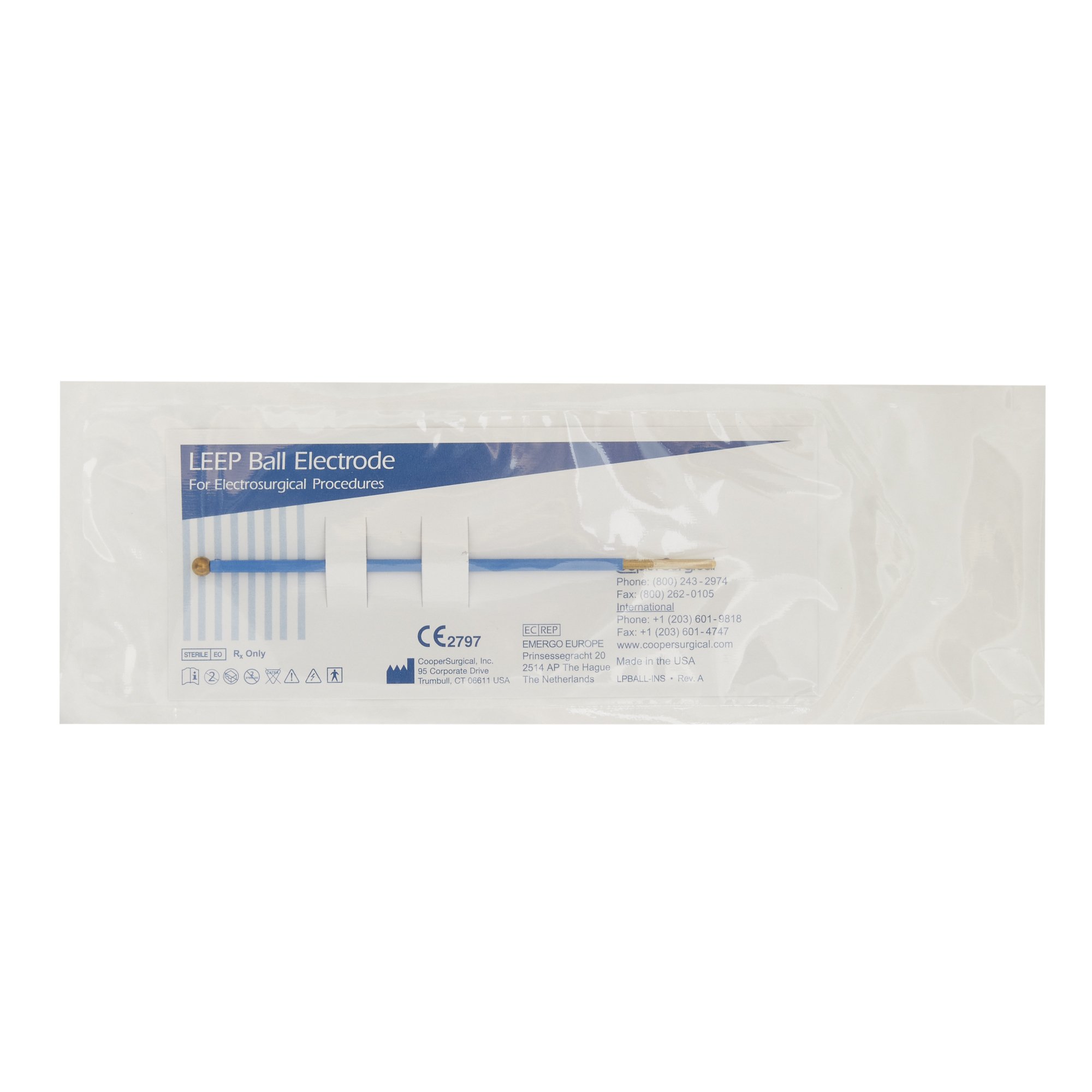 Cooper Surgical B0512 - Cooper Surgical Electrode - 1/Each, 5/Box