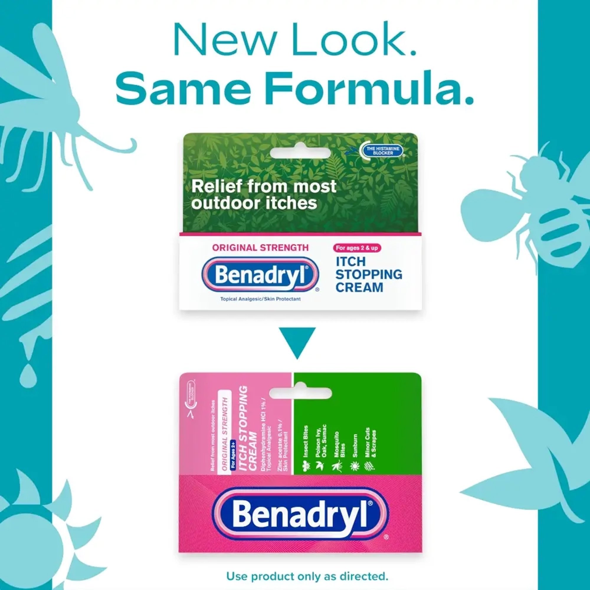 Glaxo Consumer Products 00501320001 - Benadryl® Itch Stopping Cream - 1/Each