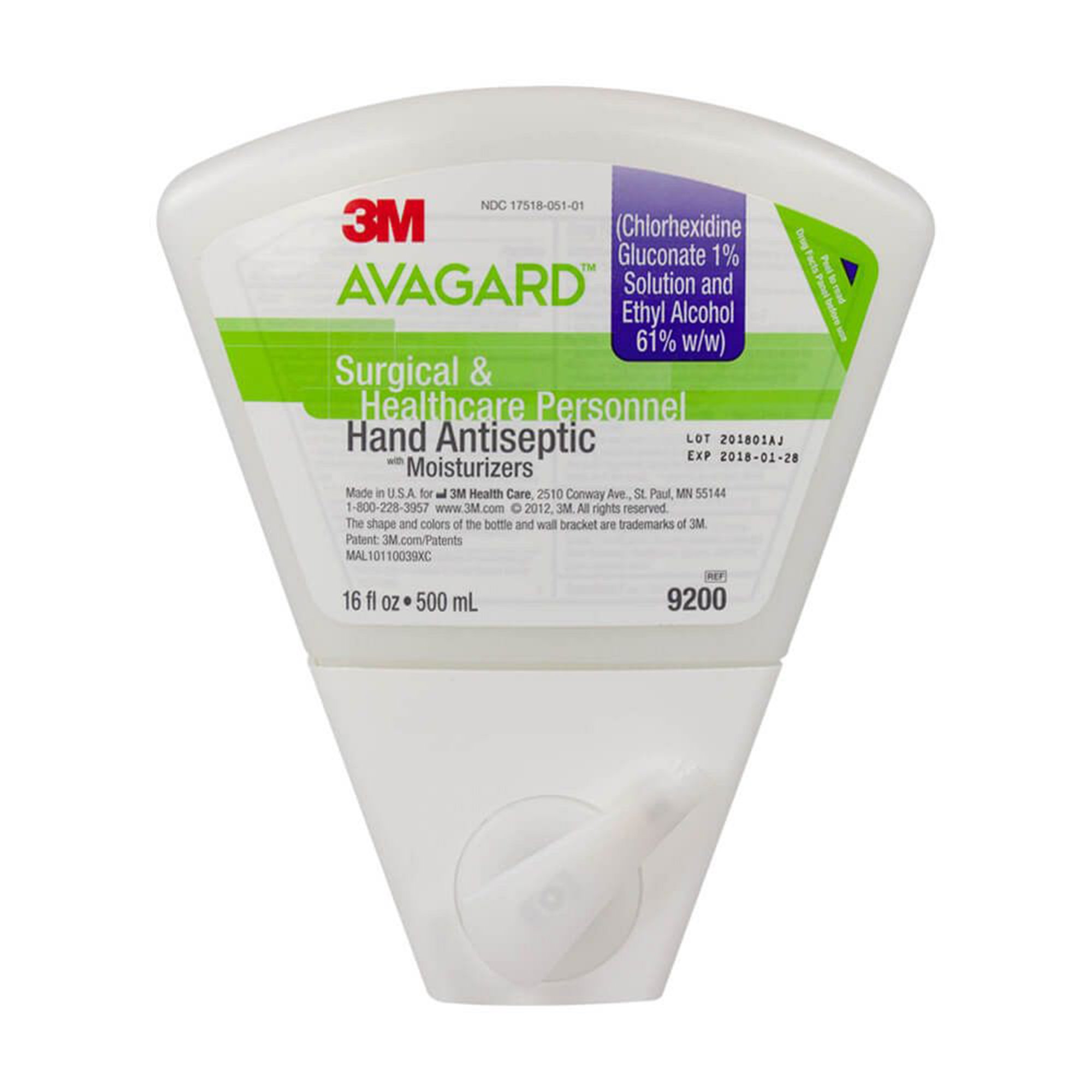 Solventum Corporation - 9200 3M™ Avagard Surgical Scrub Dispenser Refill Bottle