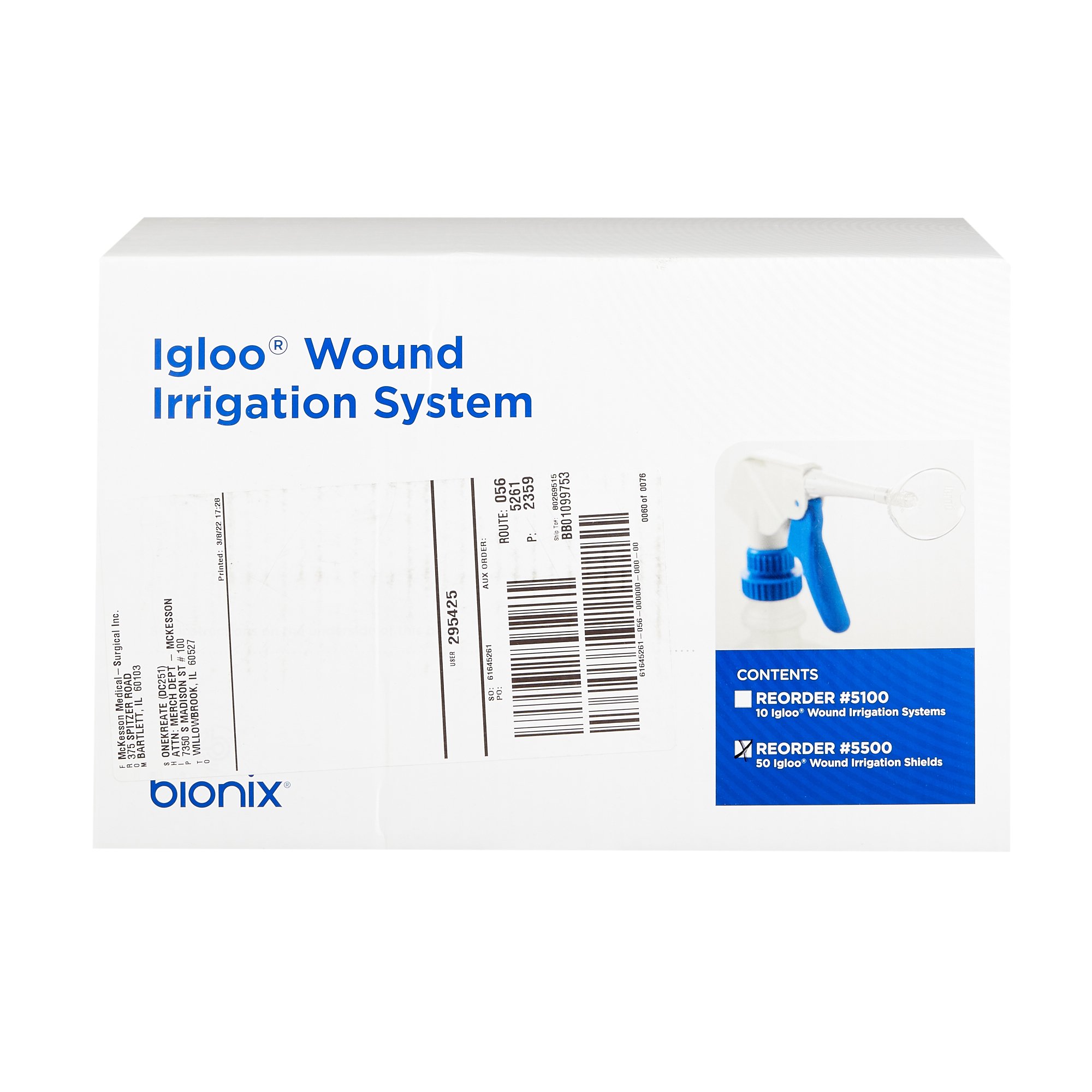 Bionix - 5500 Igloo Irrigation Splash Guard